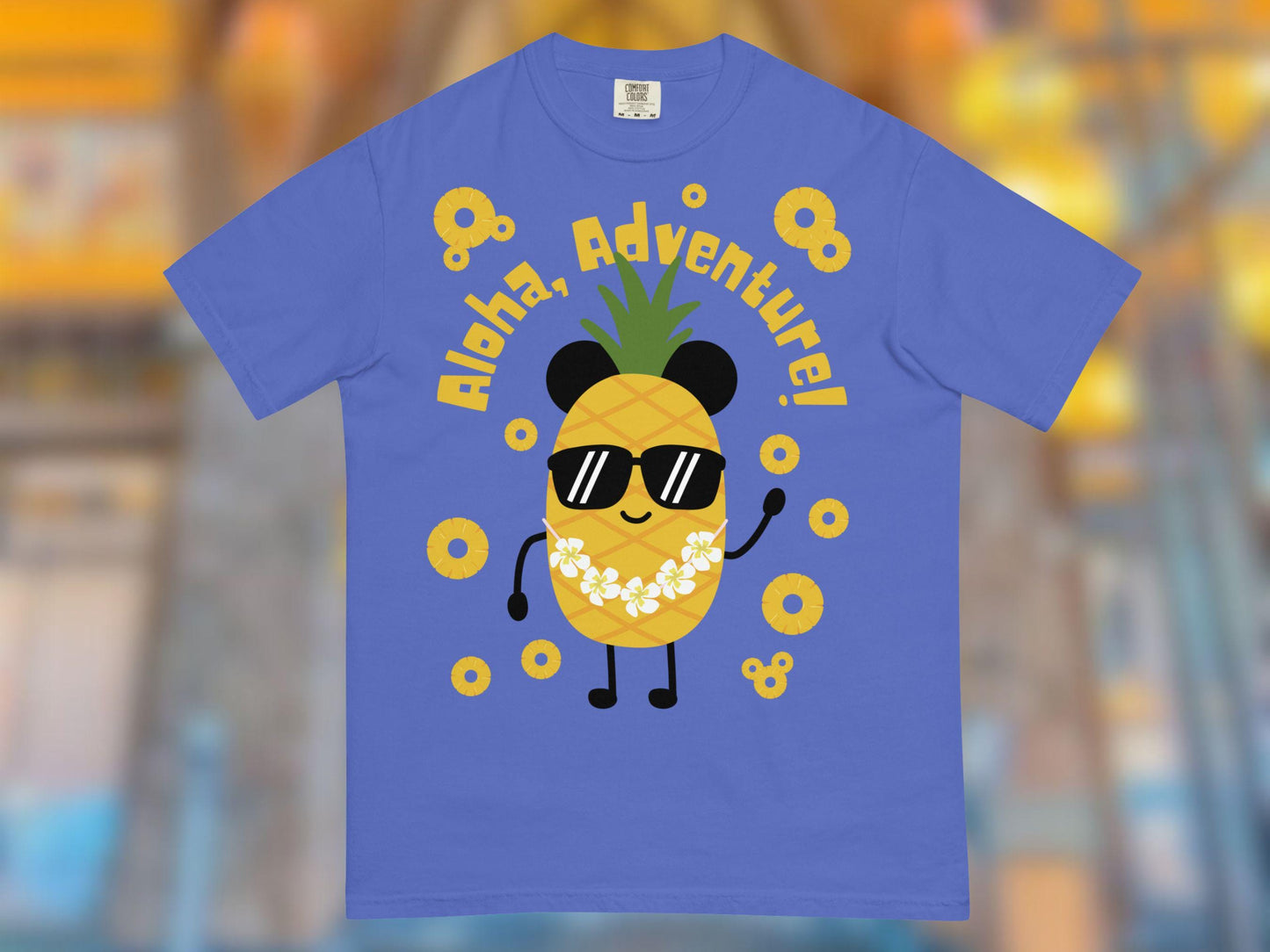 Disney Aulani Pineapple Shirt, Comfort Colors Tropical Tee