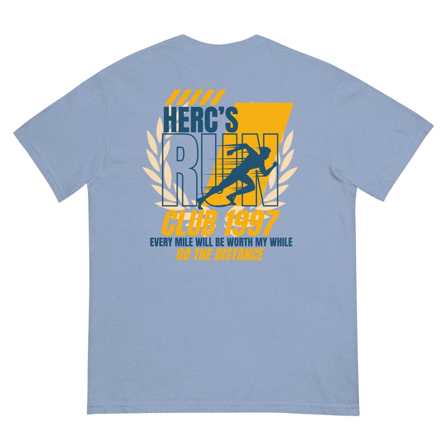 Disney Hercules Run Club Shirt, Comfort Colors Go the Distance Tee