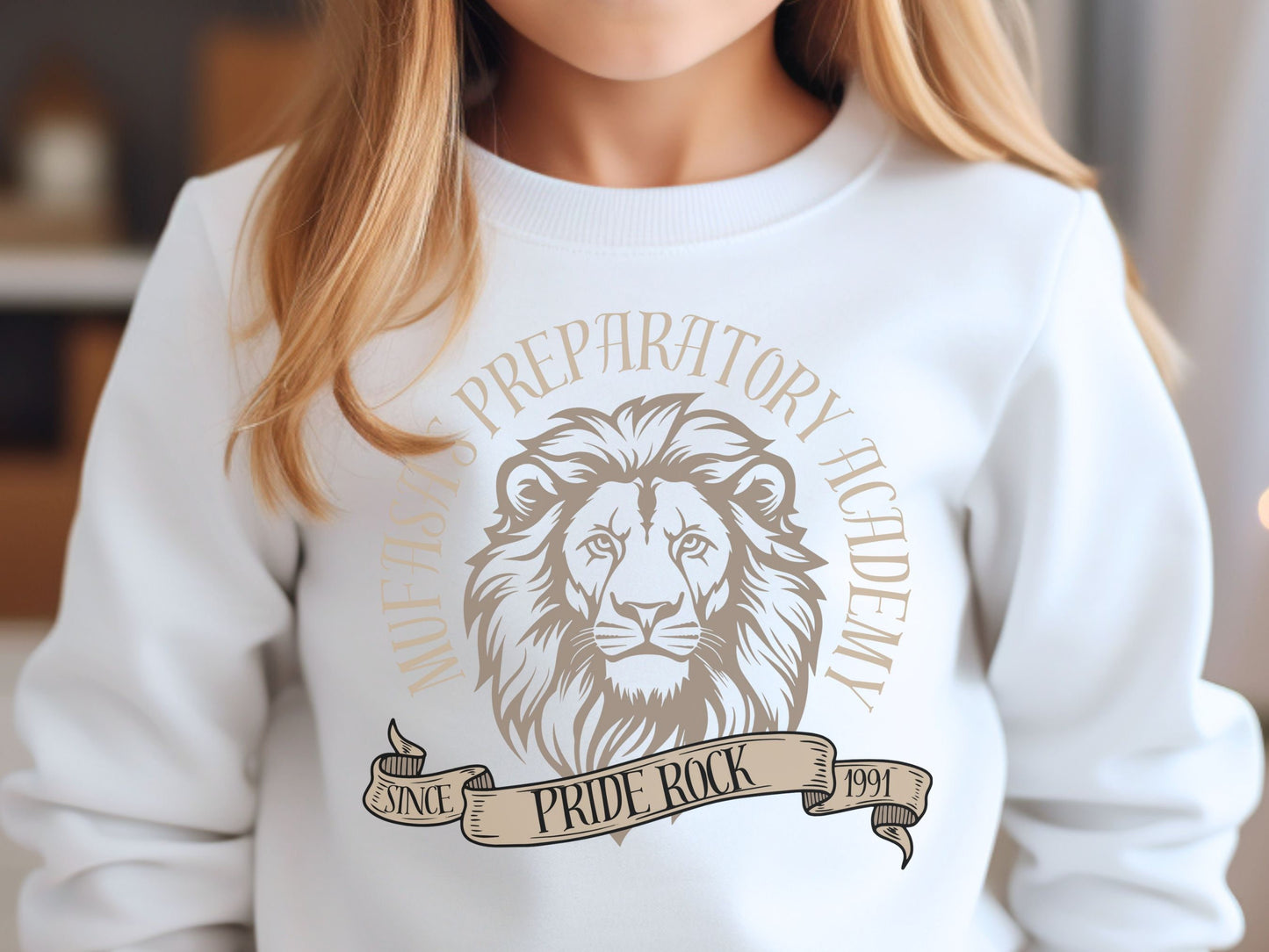 Mufasa's Prep Academy Youth Sweatshirt - Subtle Theme Park Matching Outfit
