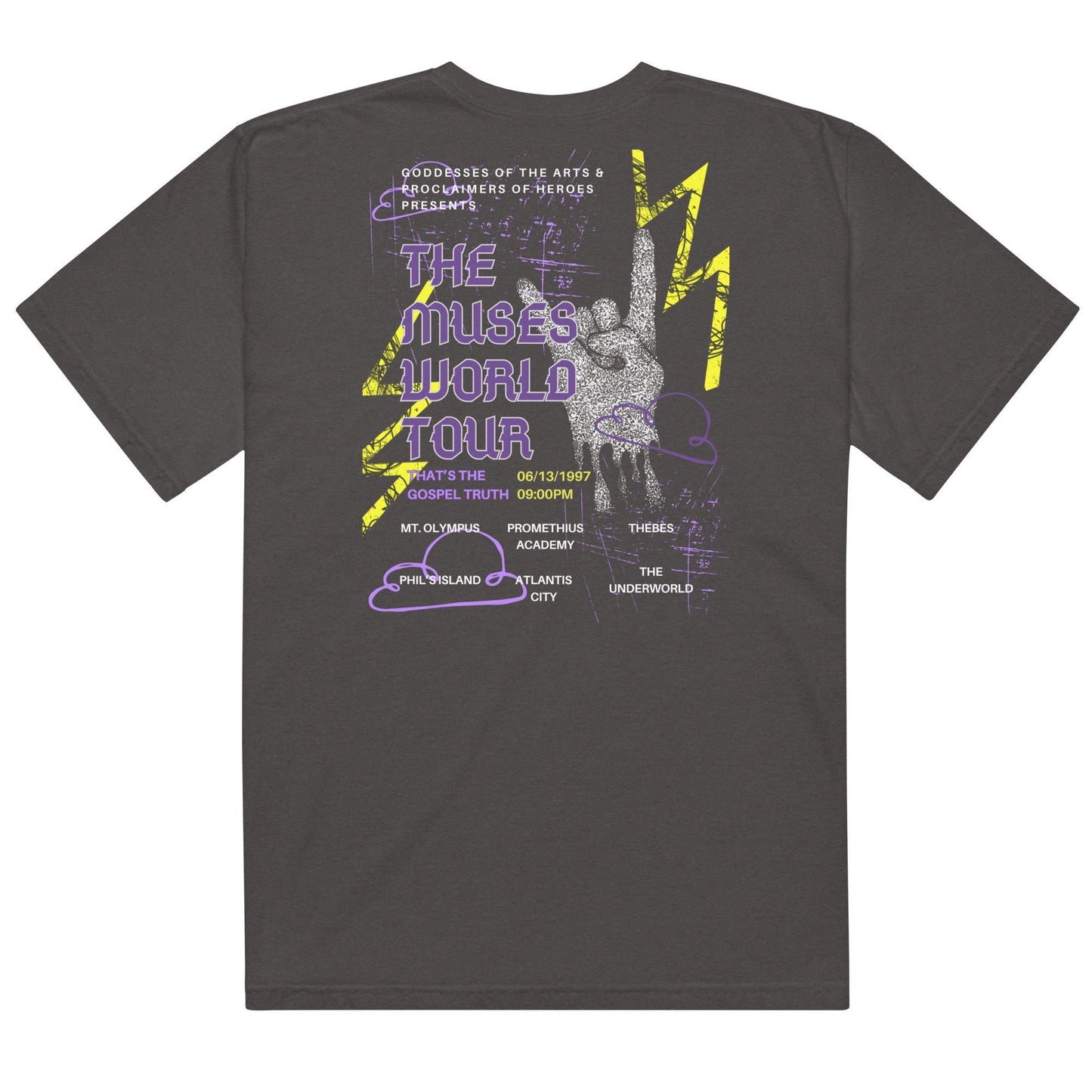 Disney Hercules Muses World Tour Comfort Colors Shirt