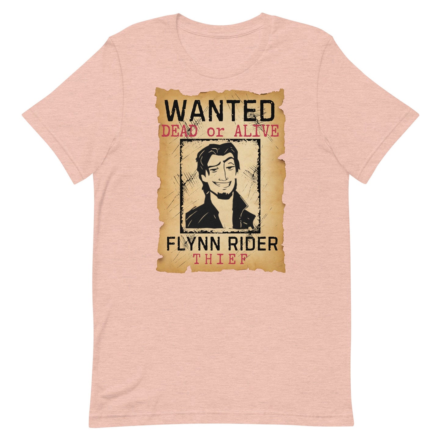 Wanted Flynn Rider Disney Shirt, Unisex Bella Canvas Tee