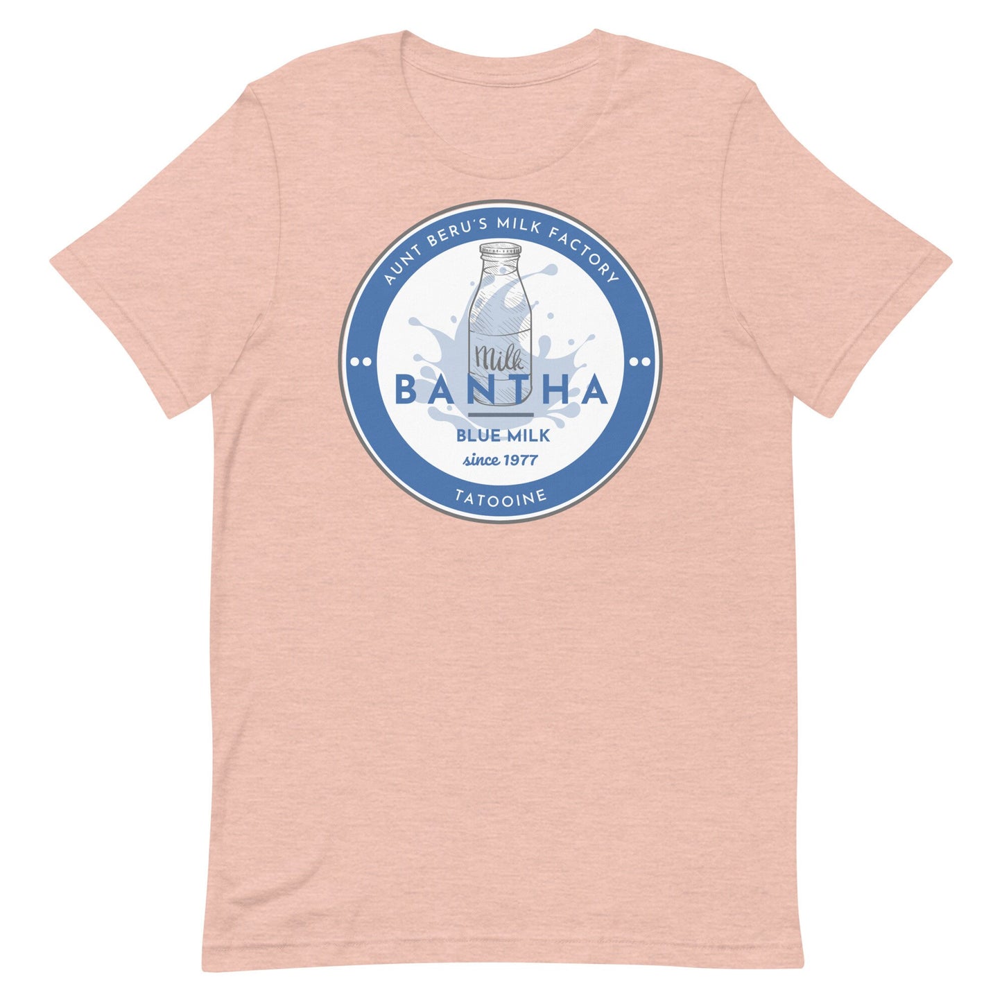 Blue Bantha Milk Bella Canvas T-Shirt, Subtle Disney Family Tee