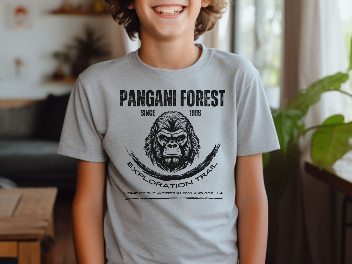 Gorilla Falls Youth T-Shirt: Pangani Forest Family Matching Shirt