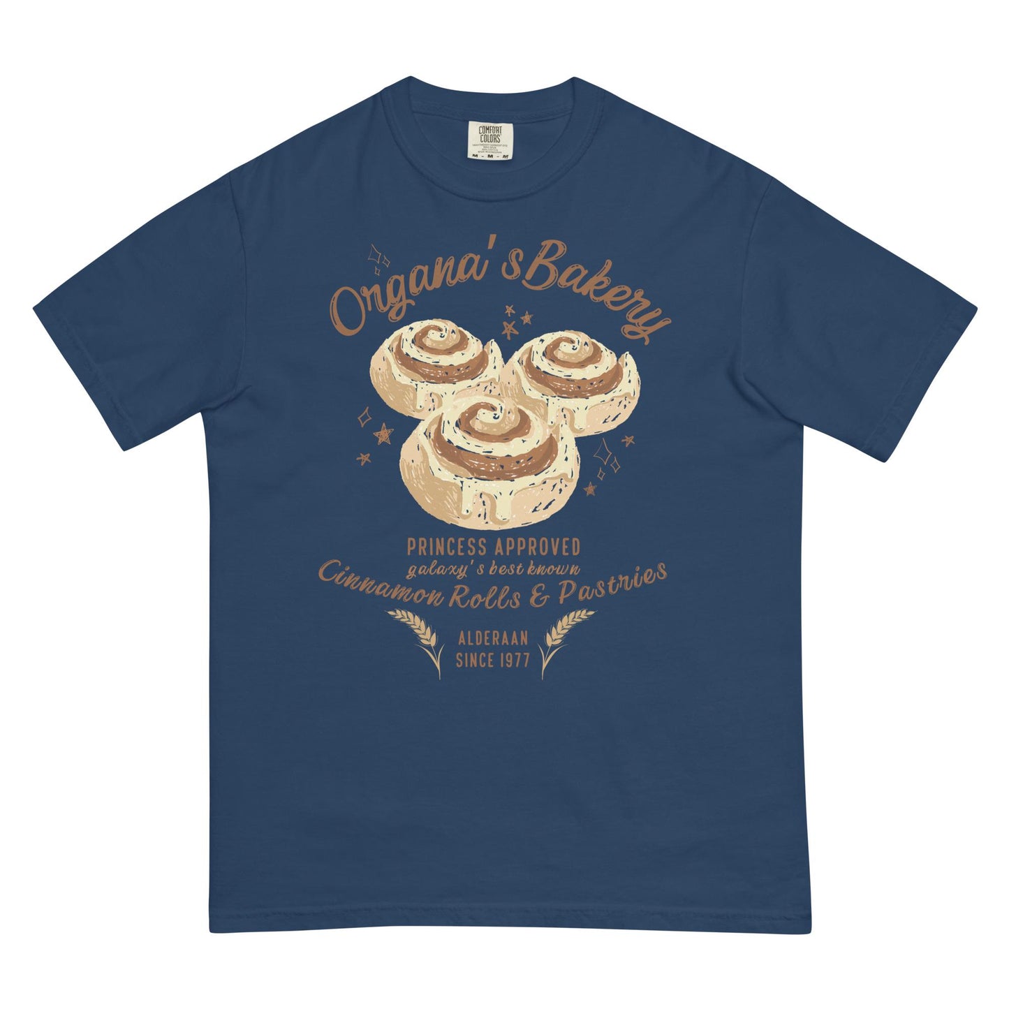 Princess Leia Cinnamon Rolls Comfort Colors Shirt