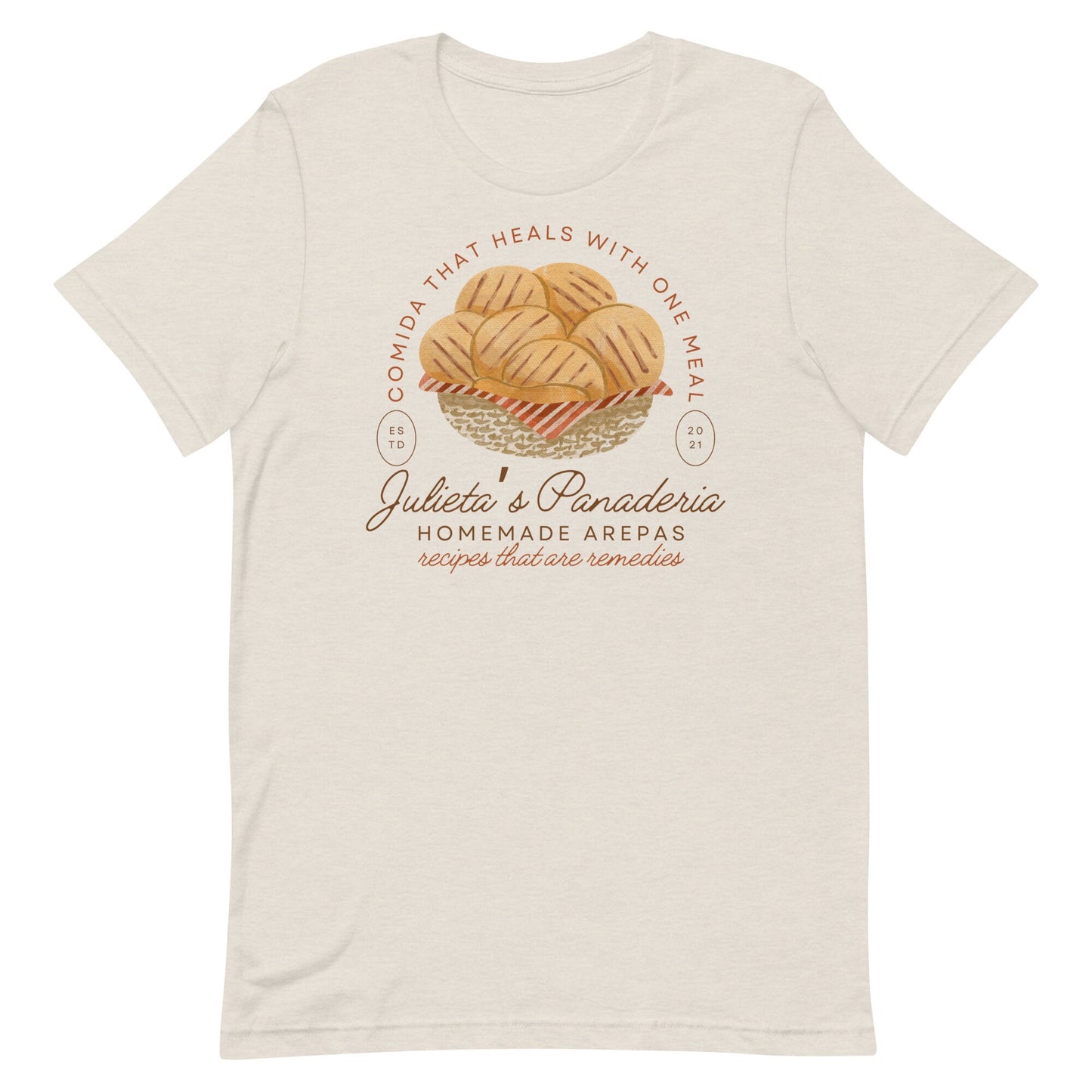 Julieta's Arepas Disney Family Shirt, Encanto Bella Canvas Tee