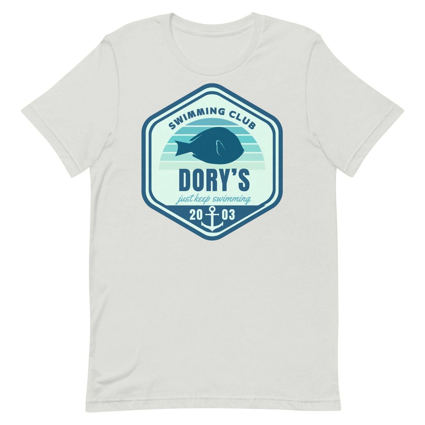 Dory's Swimming Club Bella Canvas T-Shirt, Subtle Disney Family Shirt