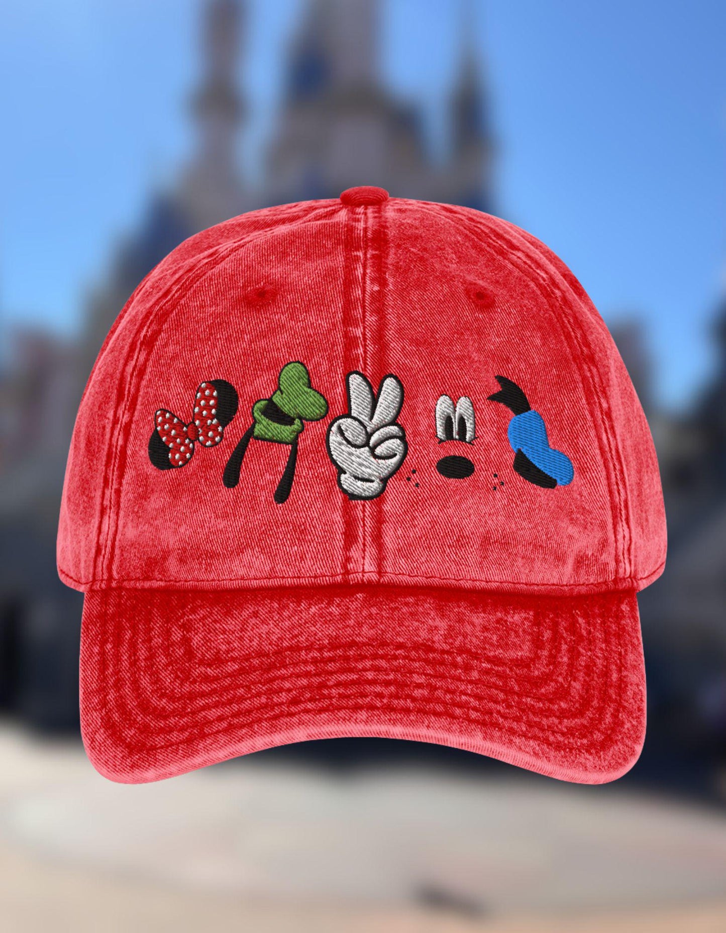 Fab 5 Icon Dad Hat: Vintage Disneyland Embroidered Cap
