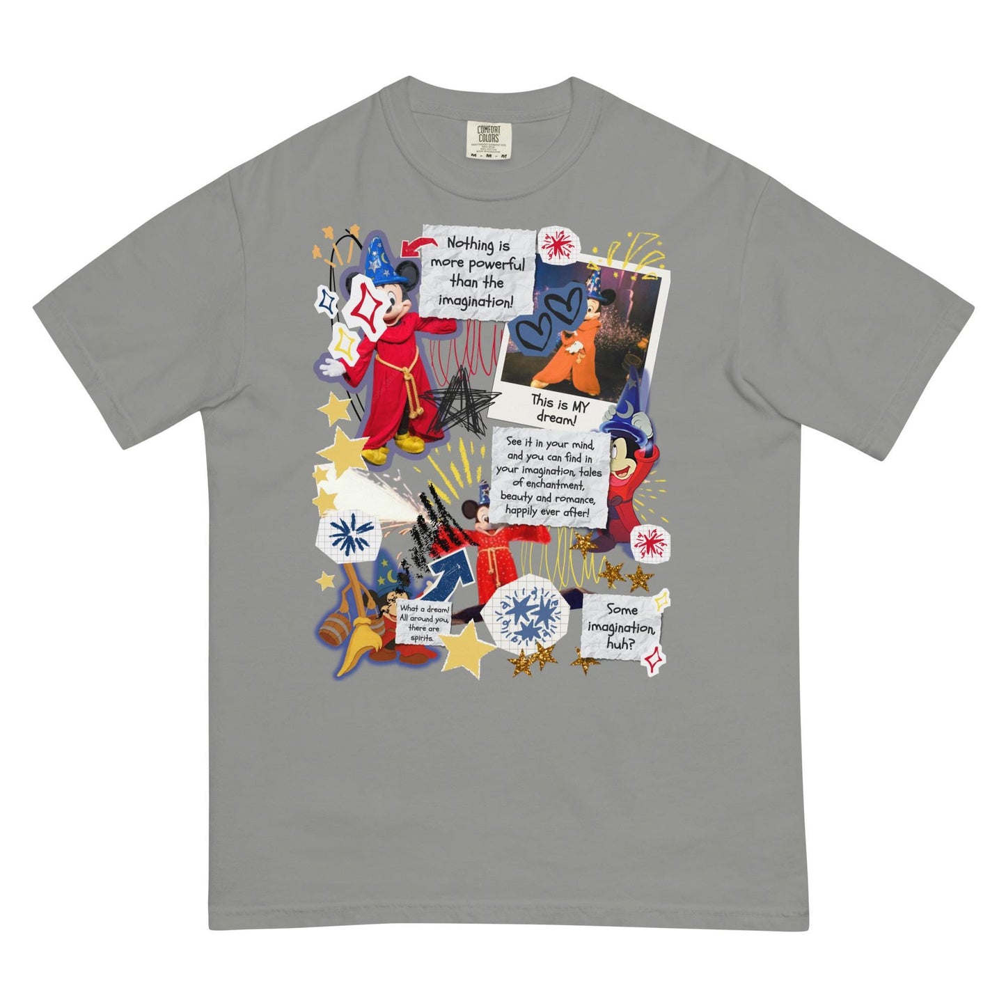 Sorcerer Mickey Scrapbook Junk Comfort Colors Shirt