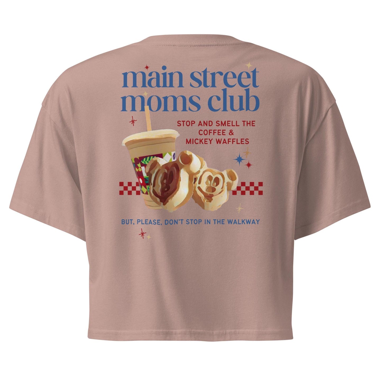 Main Street Moms Club™ Collection Crop Top, Disney Mom Shirt