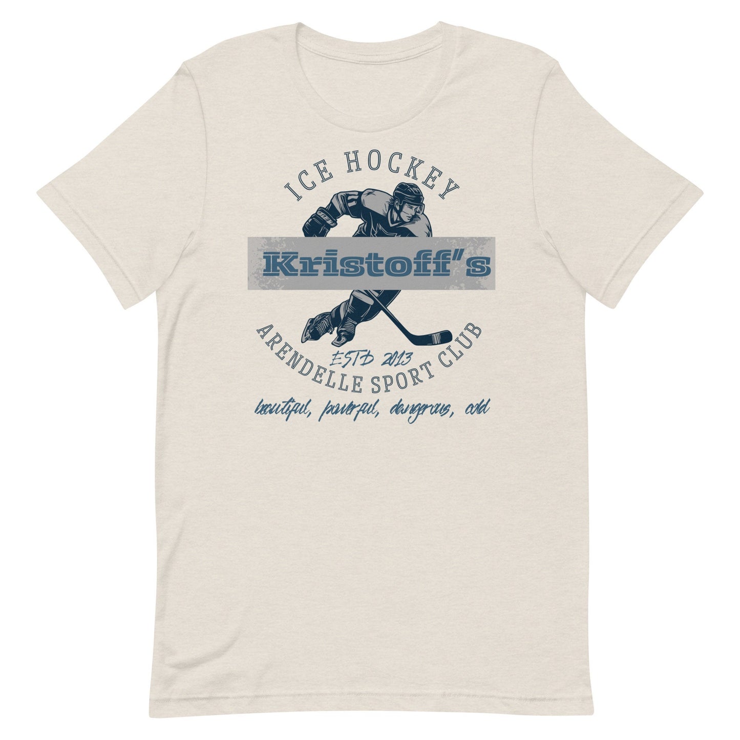 Kristoff's Ice Hockey Bella Canvas T-Shirt, Subtle Disney Shirt