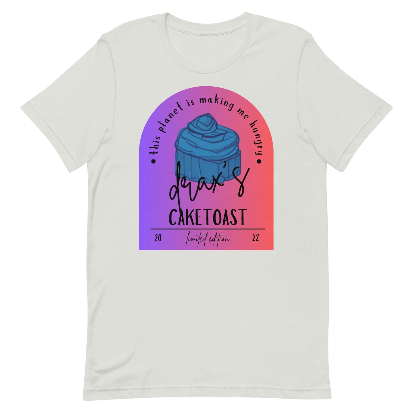 Drax Caketoast T-Shirt, Subtle Disney Guardians of the Galaxy Bella Canvas Tee