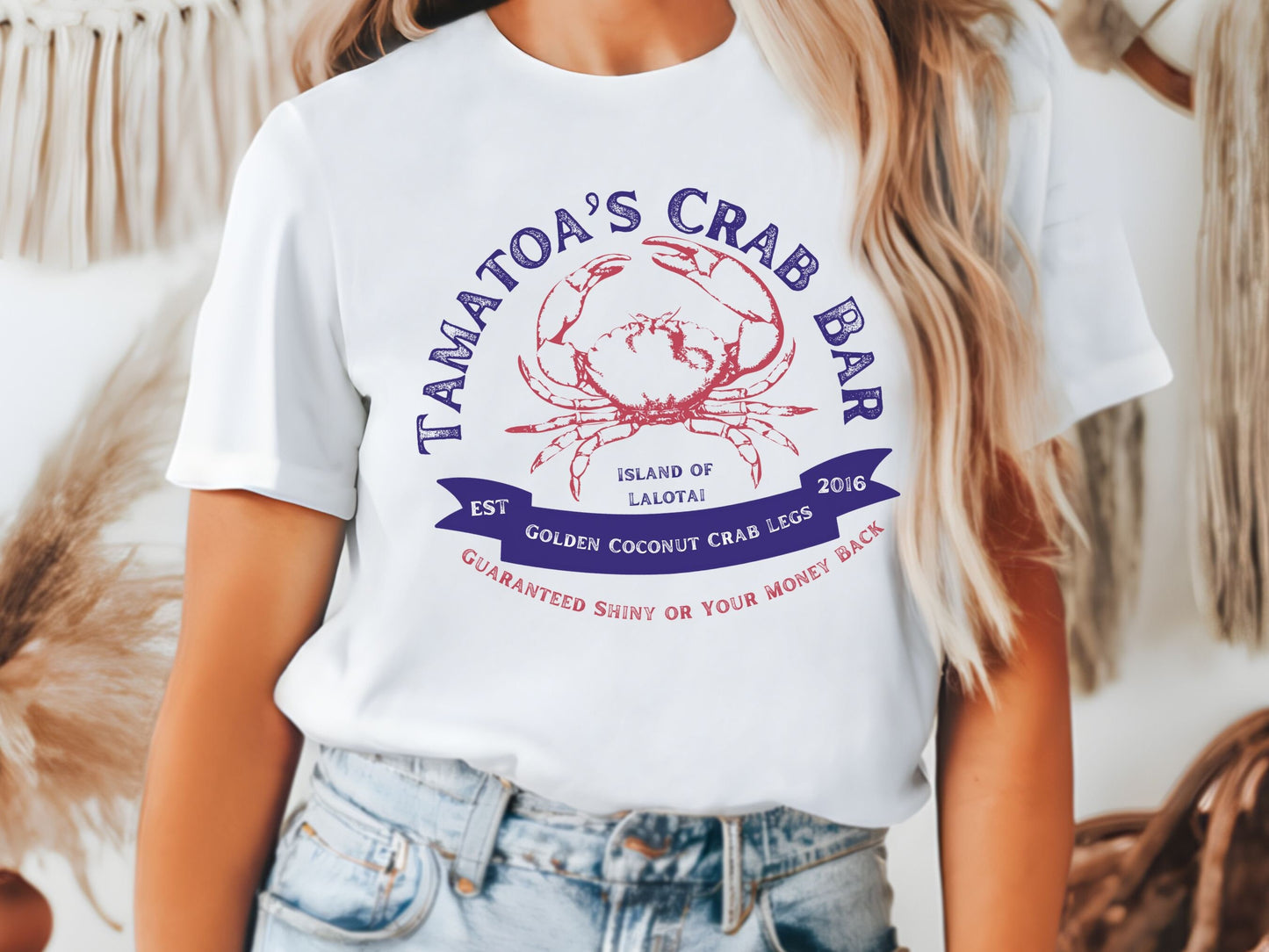 Tamatoa's Crab Shack T-Shirt, Subtle Disney Family Matching Shirt