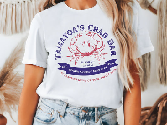 Tamatoa's Crab Shack T-Shirt, Subtle Disney Family Matching Shirt