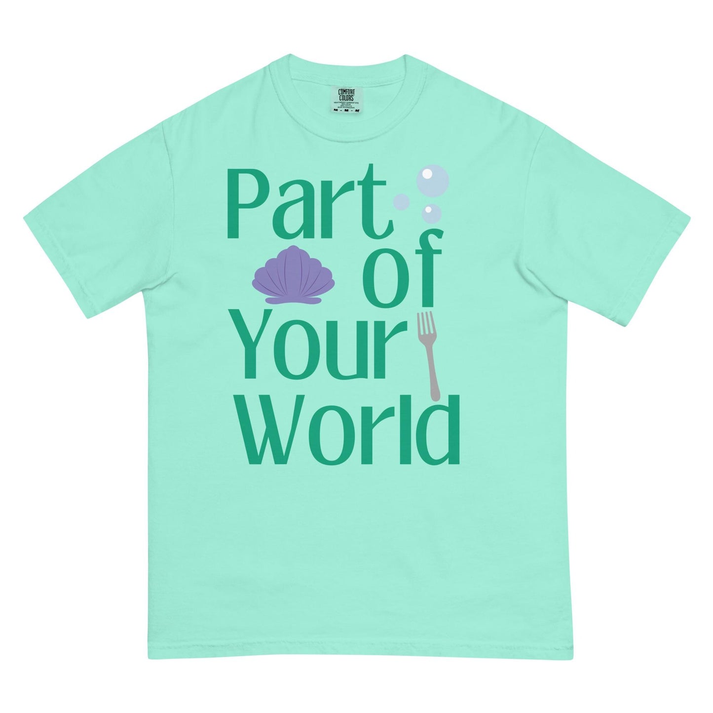 Little Mermaid Inspired Comfort Colors Shirt, Ariel Disney Princess Tee