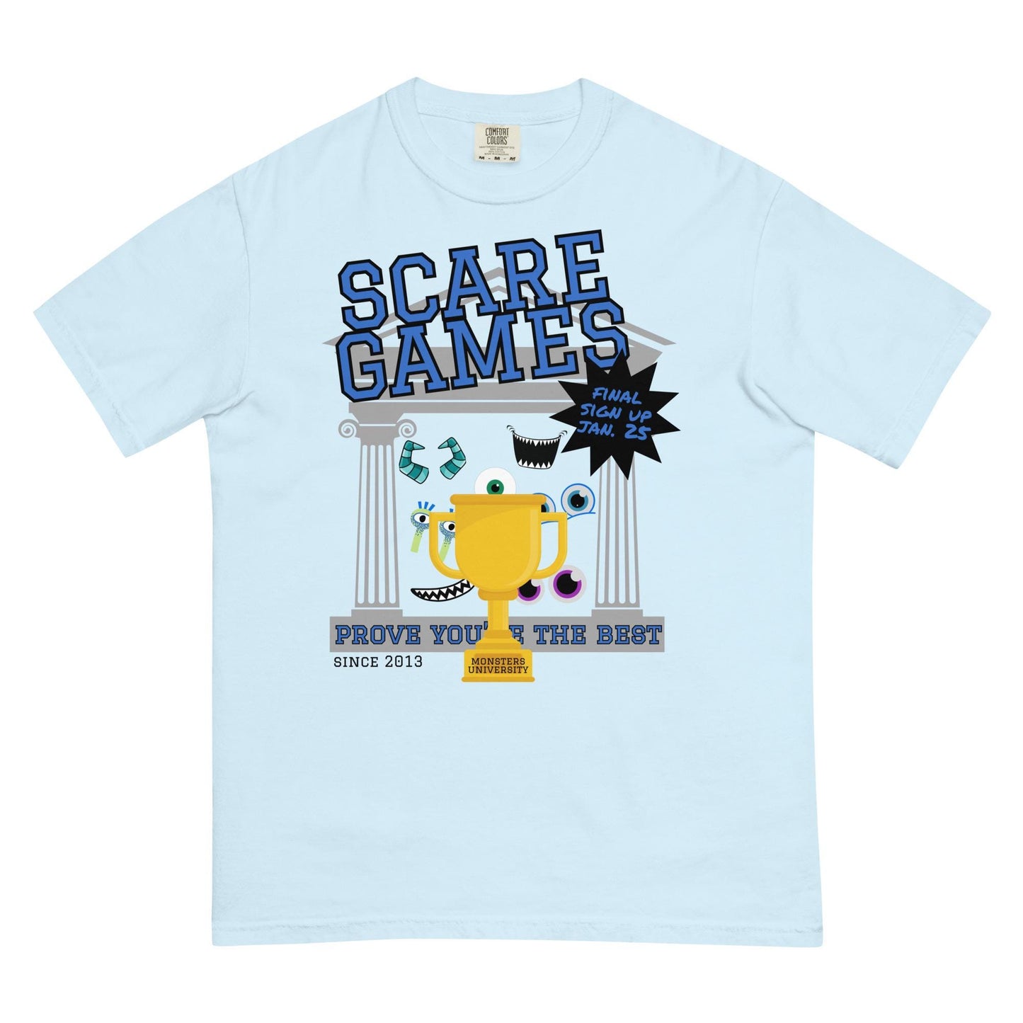 Monsters Inc Monsters University Scare Games Comfort Colors Shirt, Disney Dad Shirt, Subtle Disney Shirt