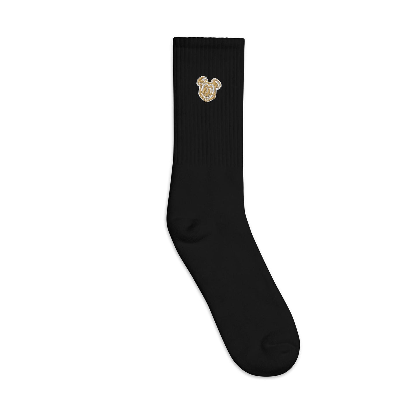 Embroidered Mickey Waffle Crew Socks, Disney Inspired