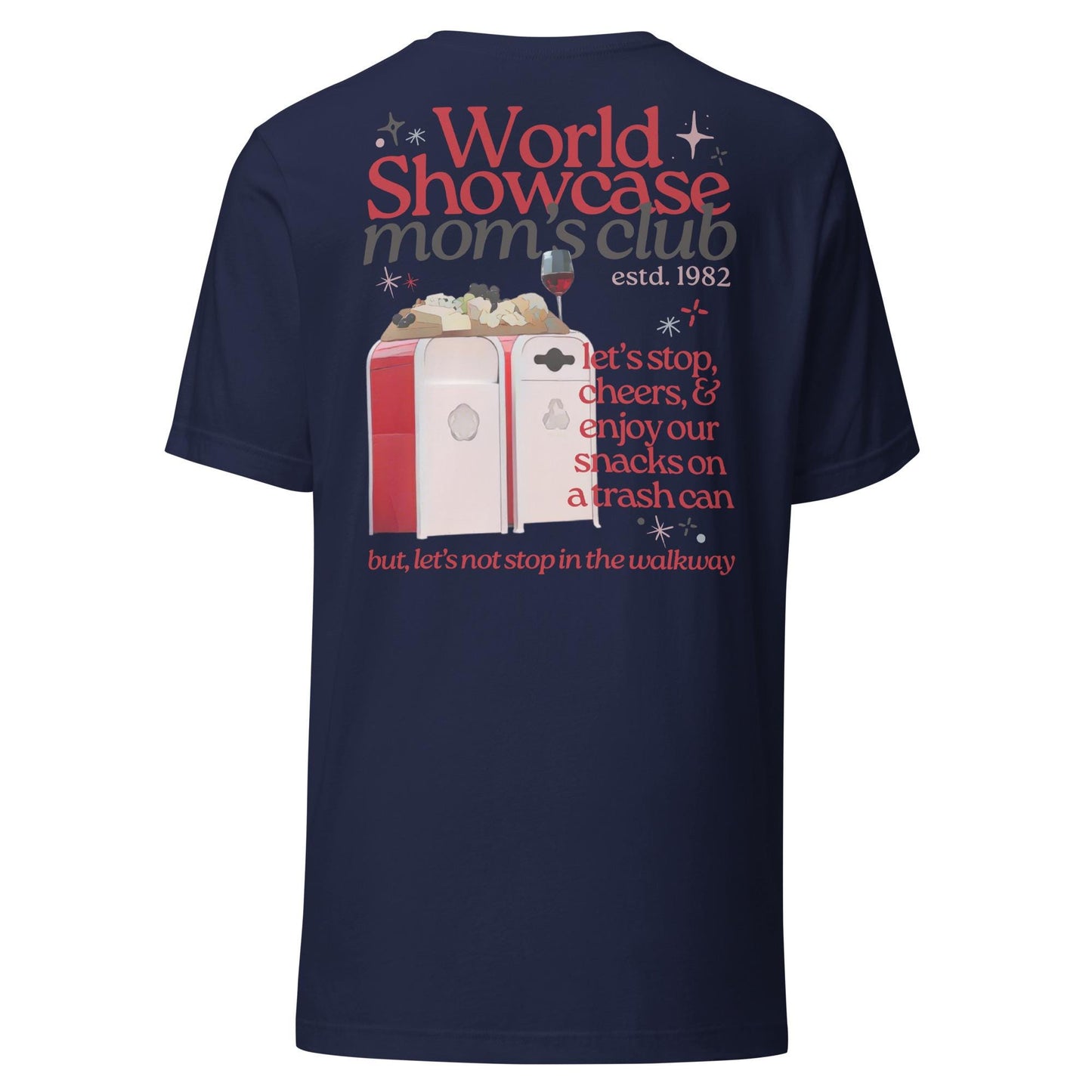 EPCOT Mom's Club Bella Canvas T-Shirt: World Showcase Design