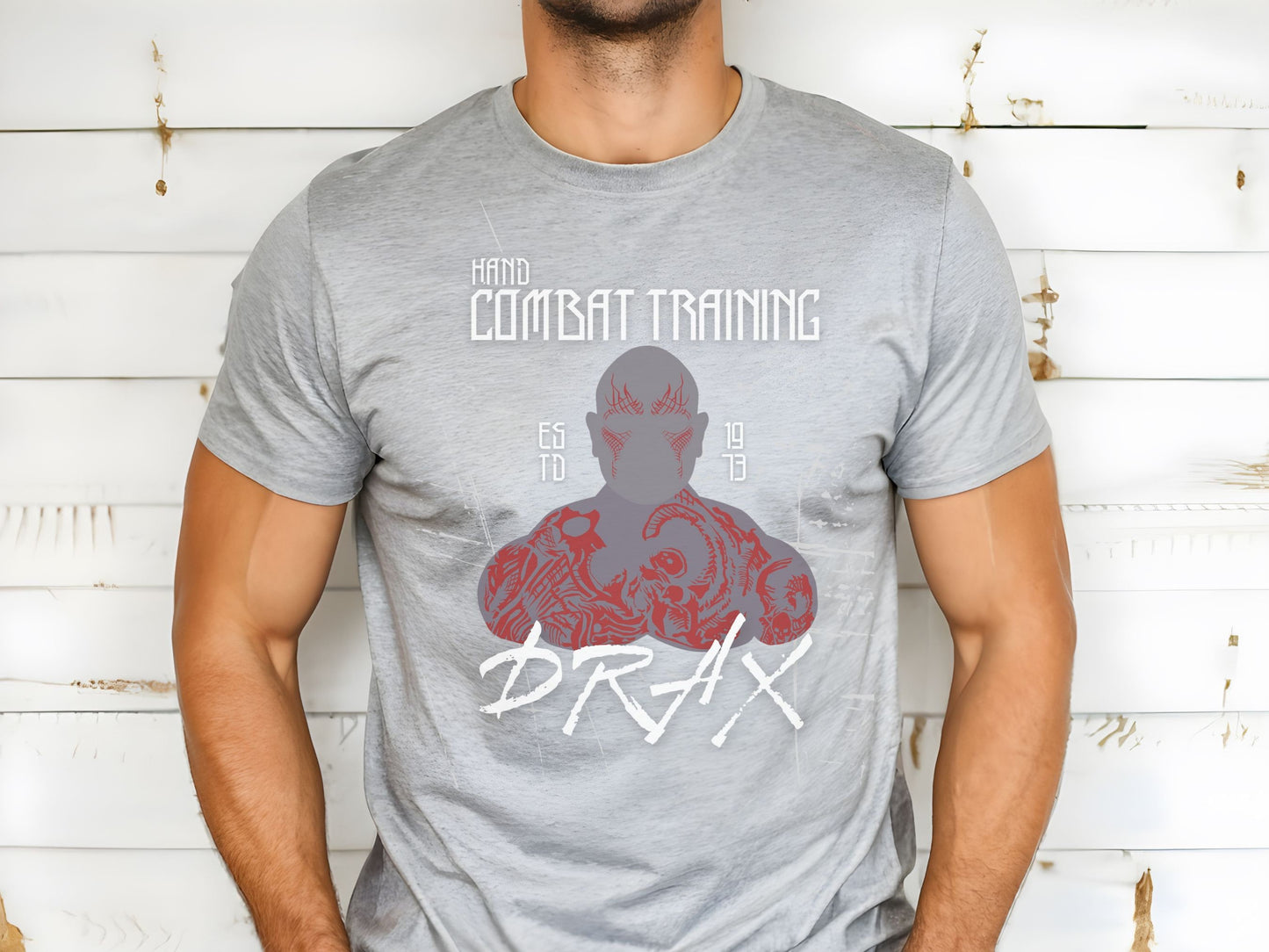 Drax Hand Combat Training Bella Canvas Guardians Shirt