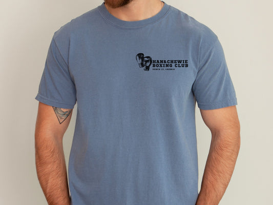 Han & Chewie Boxing Club T-Shirt: Comfort Colors Star Wars Tee