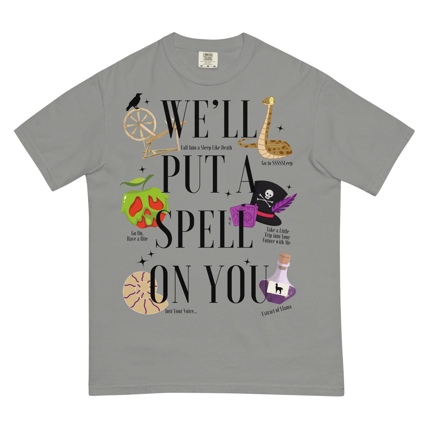 Disney Halloween Villains Shirt, Spooky Comfort Colors Tee