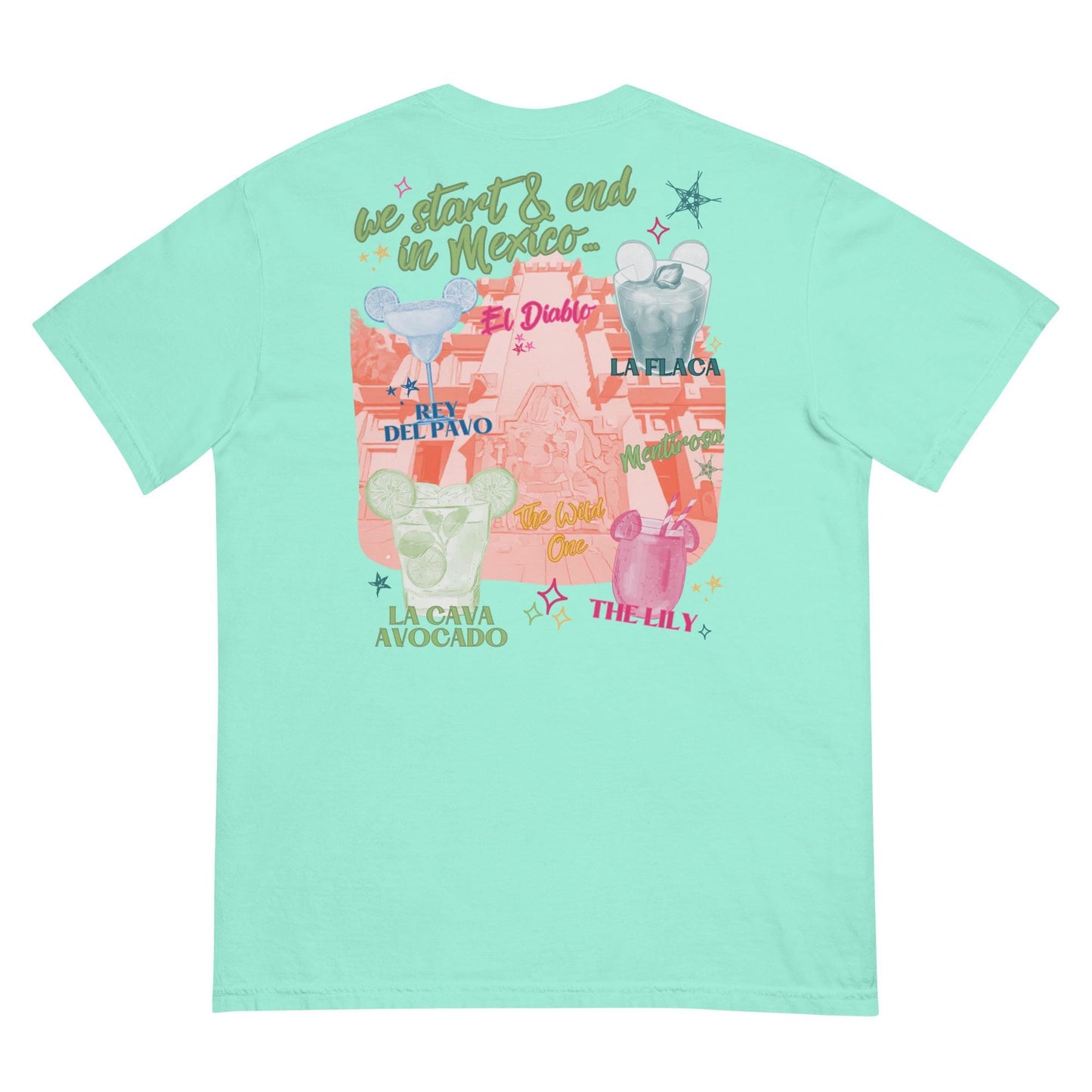 Mexico Pavilion Margarita Shirt, Theme Park Tee, Girls Disney Trip