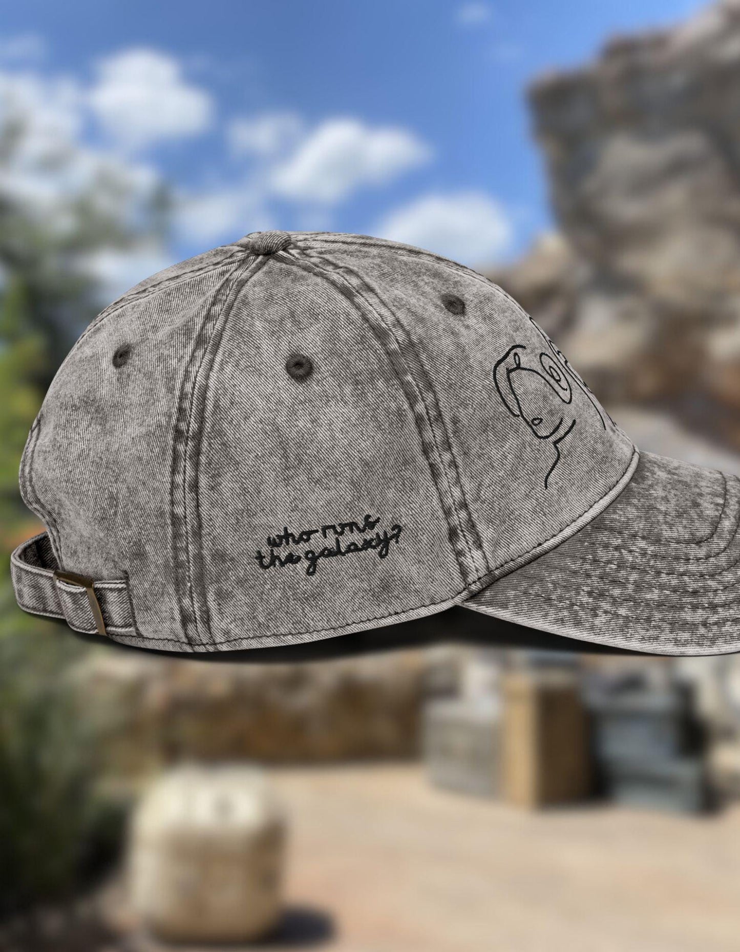 Star Wars Icon Hat: Princess Leia, Ahsoka, Rey Sketch - Vintage Dad Cap