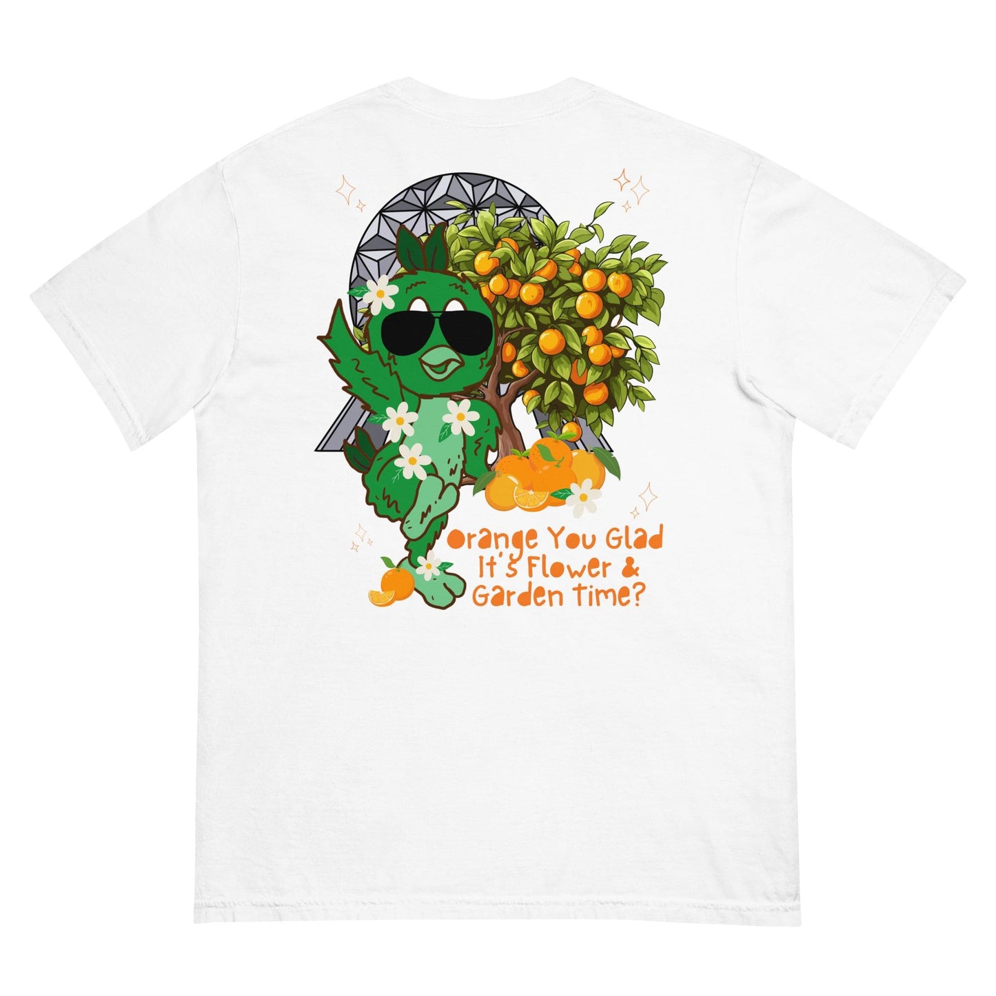 Orange Bird Topiary Shirt, Flower and Garden Festival, Disney EPCOT