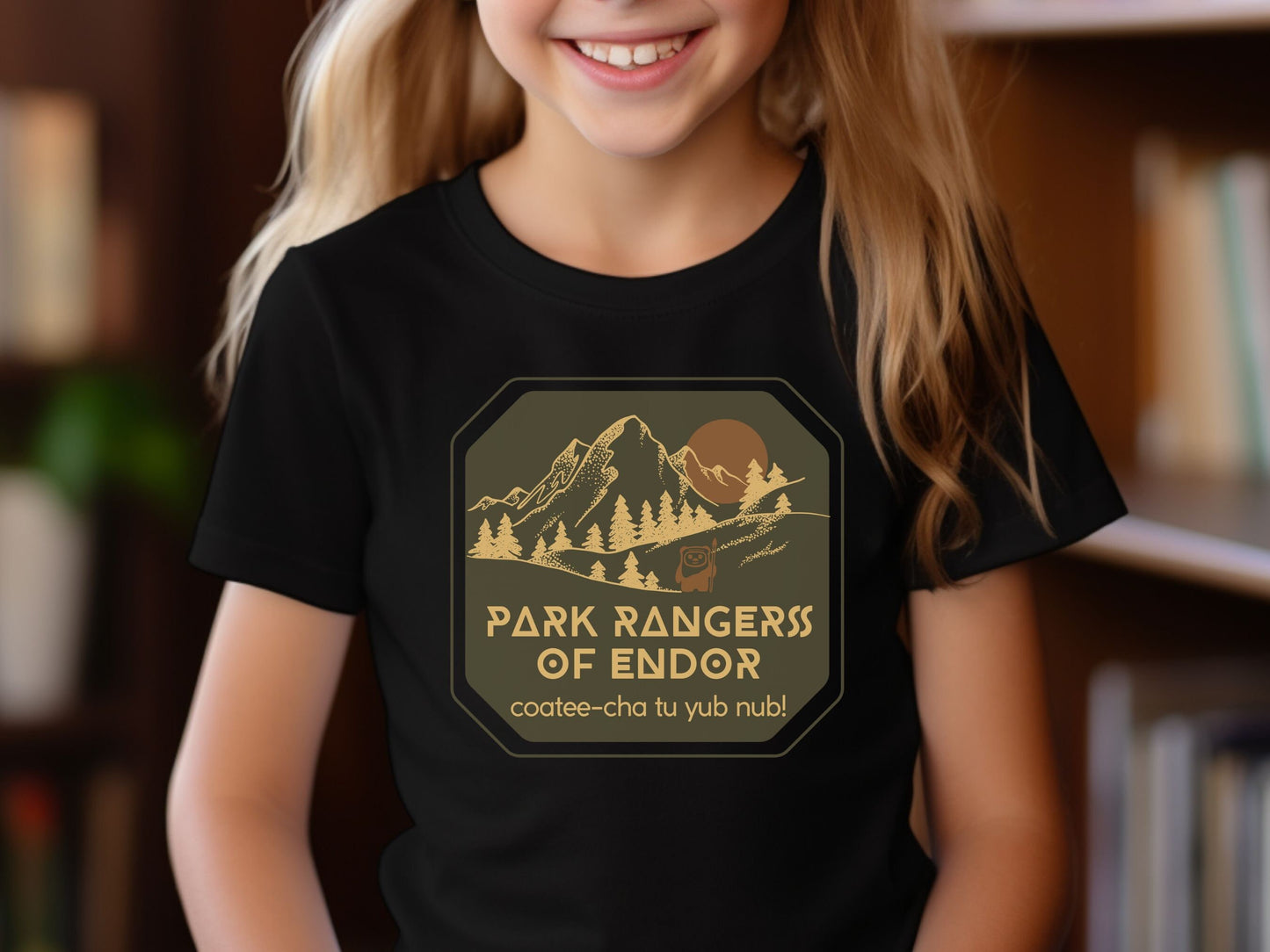 Endor Park Rangers Youth T-Shirt, Subtle Disney Star Wars Family Shirts