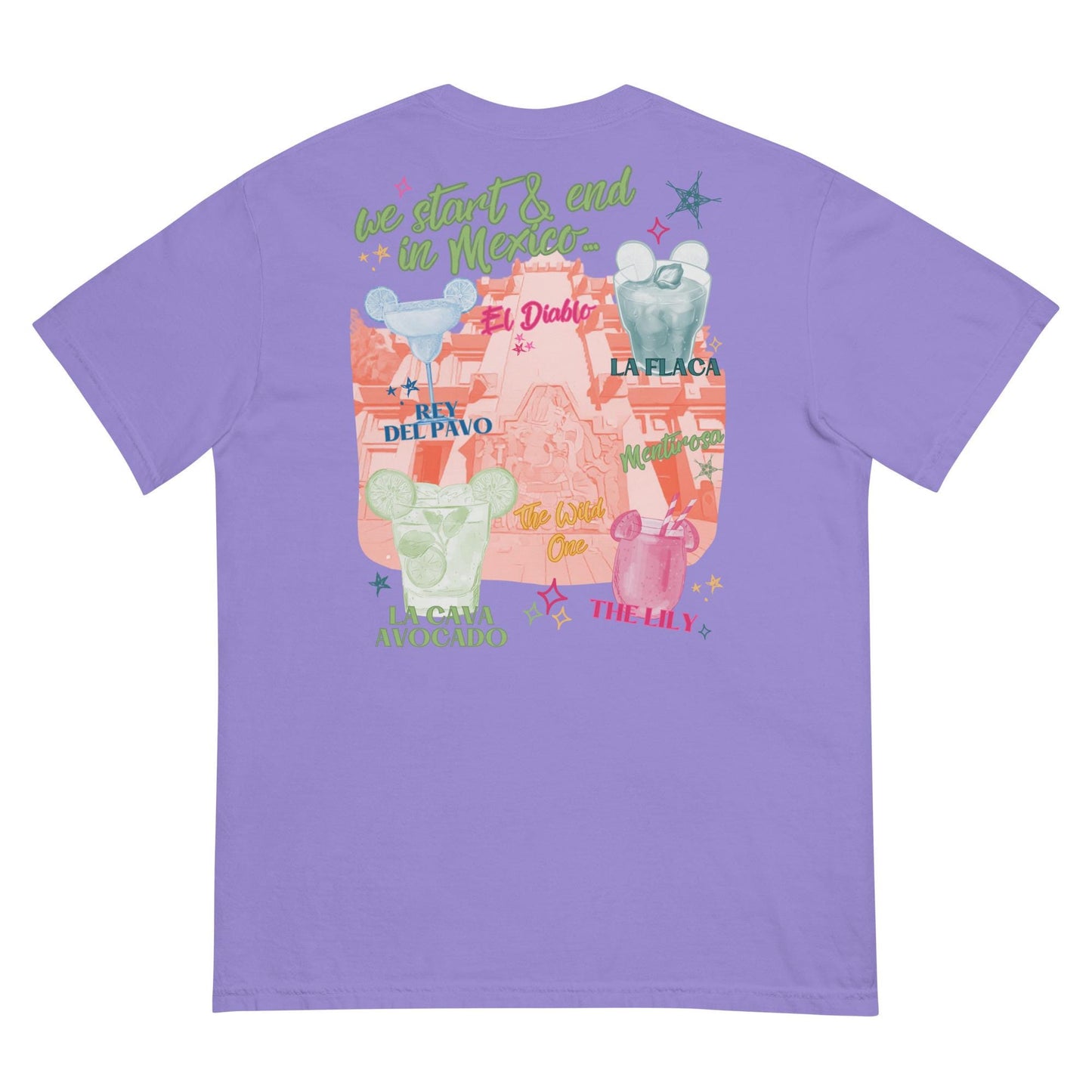 Mexico Pavilion Margarita Shirt, Theme Park Tee, Girls Disney Trip