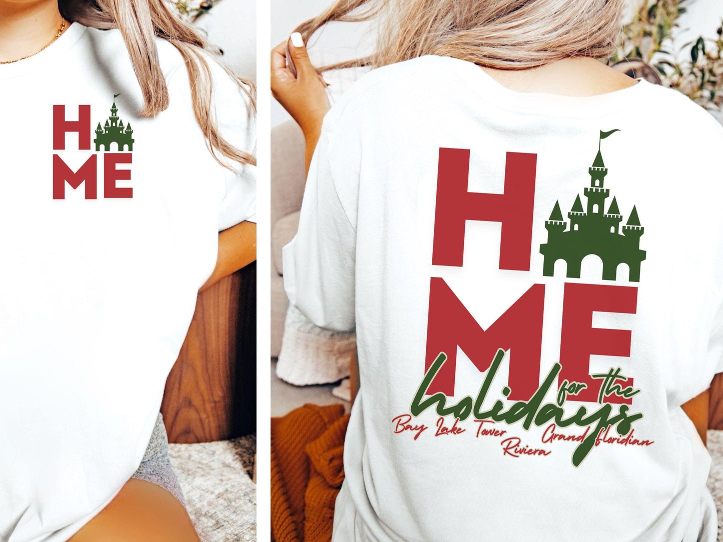 Customizable Disney Christmas Shirt, Family Holiday Vacation