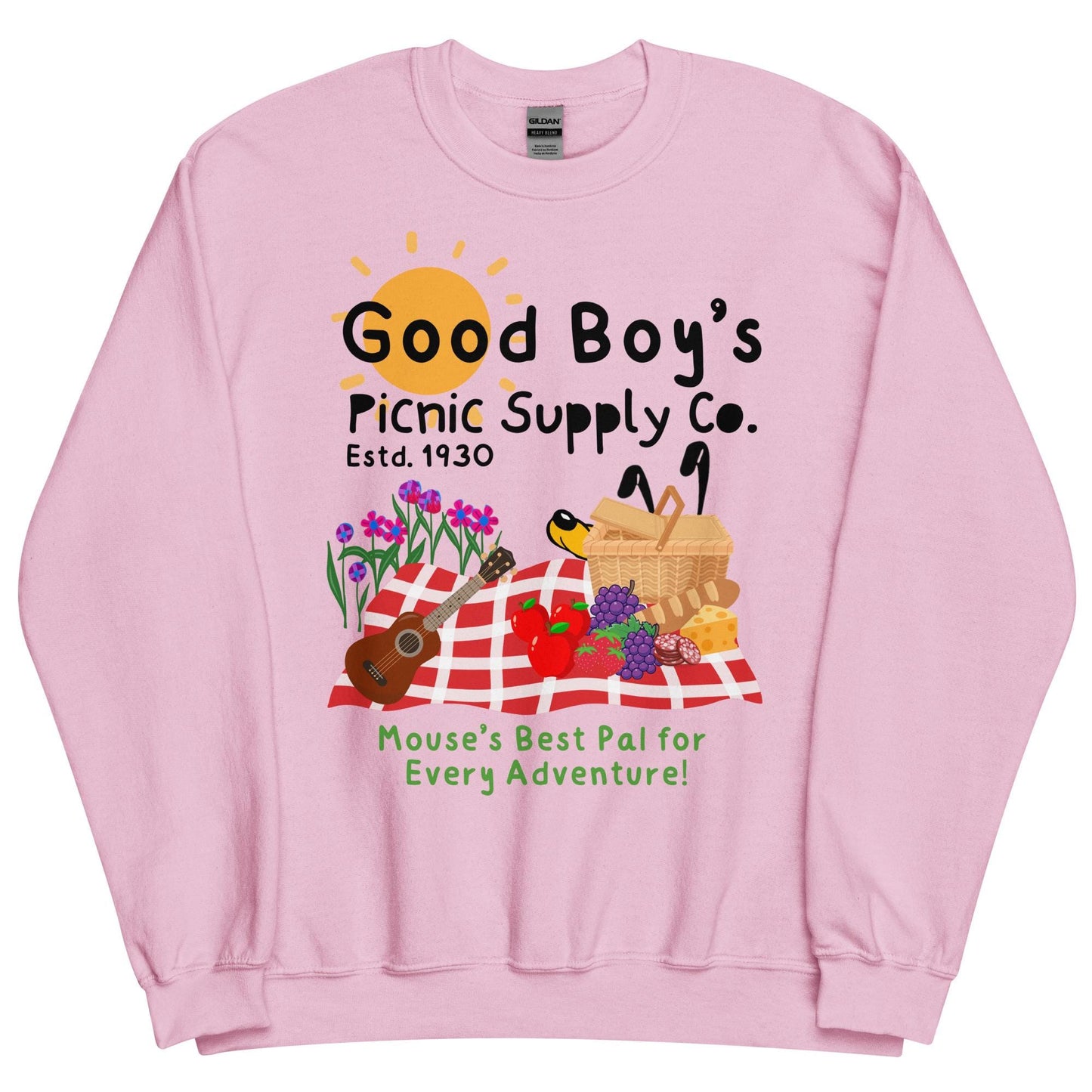 Pluto Inspired Disney Crewneck Sweatshirt, Good Boy's Picnic Co.
