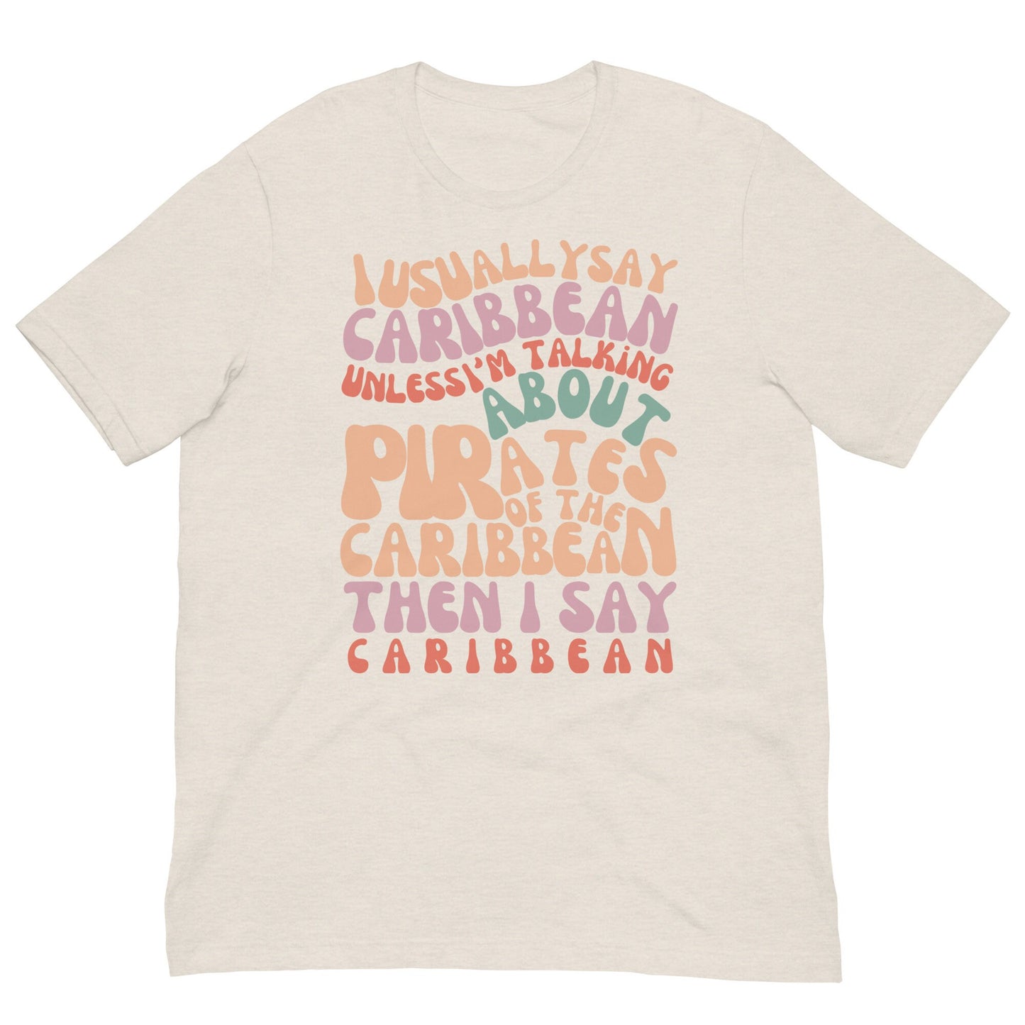 Pirates of the Caribbean Bella Canvas T-Shirt, Subtle Disney Shirt