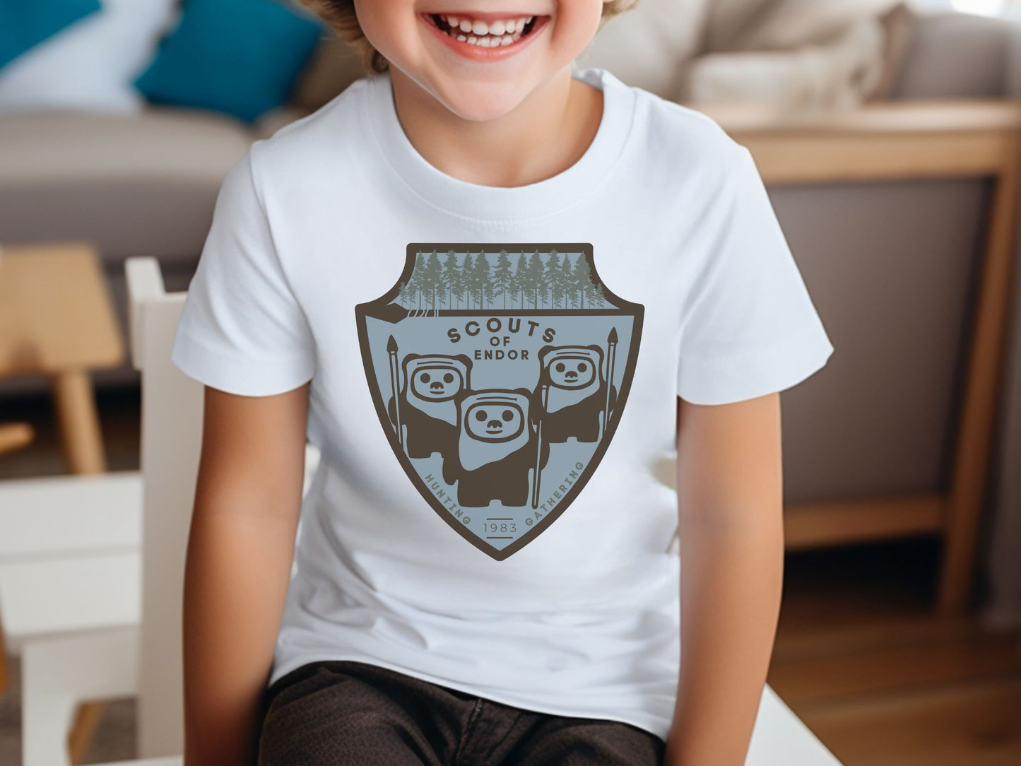 Scouts of Endor Youth Tee, Subtle Disney Family Shirt