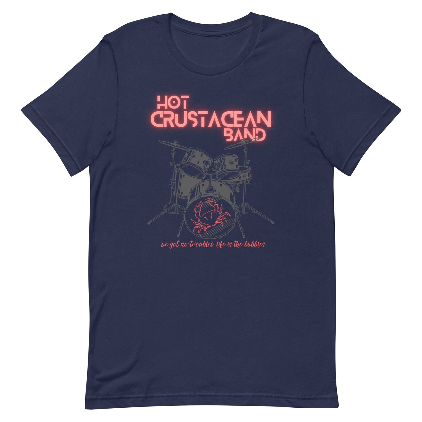 Hot Crustacean Band Bella Canvas Shirt, Subtle Disney Dad Tee