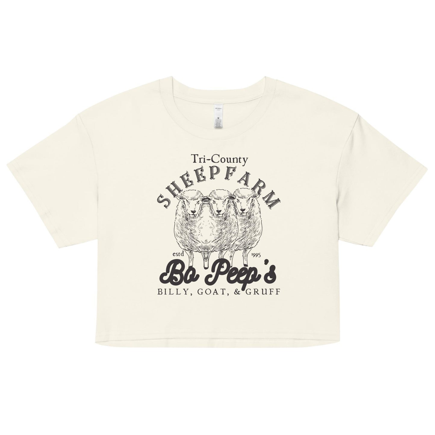 Bo Peep Sheep Farm Crop Top | Disney Pixar Hollywood Studios Tee