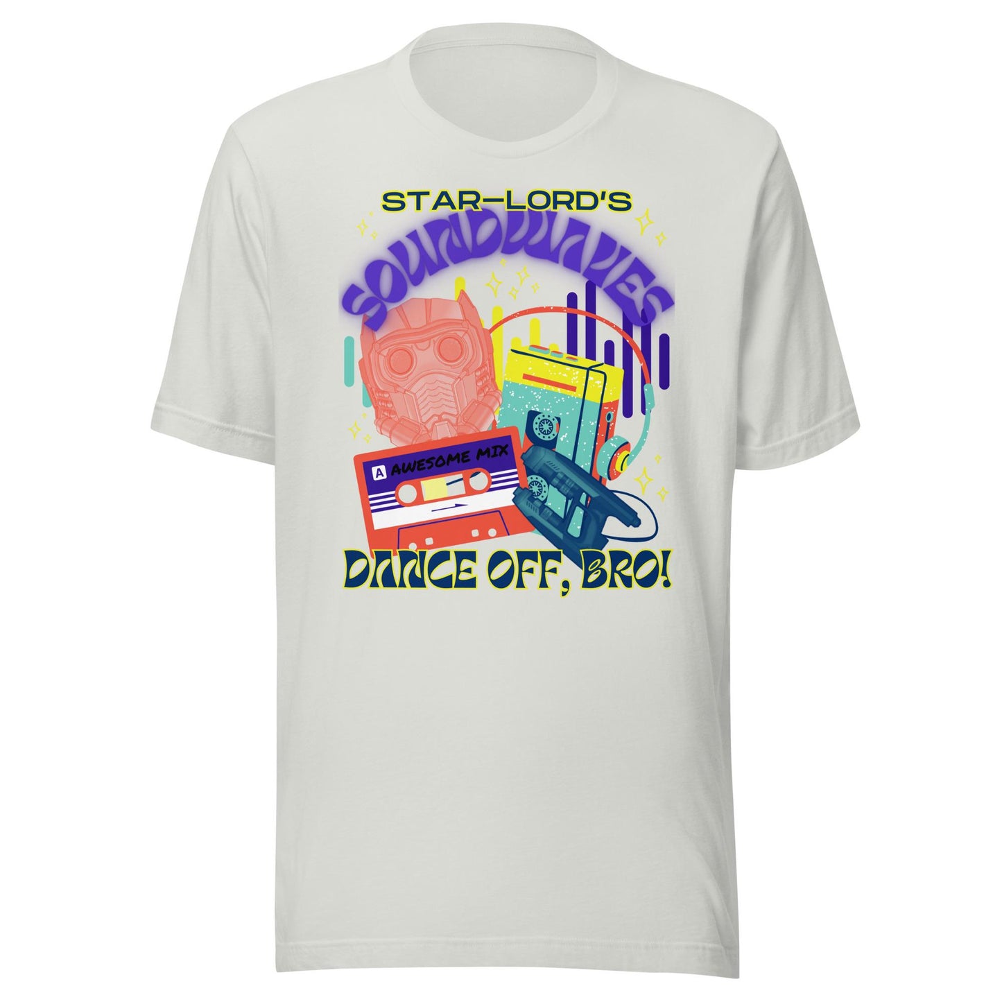 Star-Lord Soundwaves T-Shirt: Guardians of the Galaxy Bella Canvas Tee