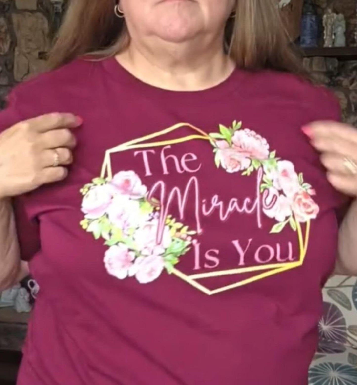 The Miracle Is You Disney Mom T-Shirt, Bella Canvas Tee
