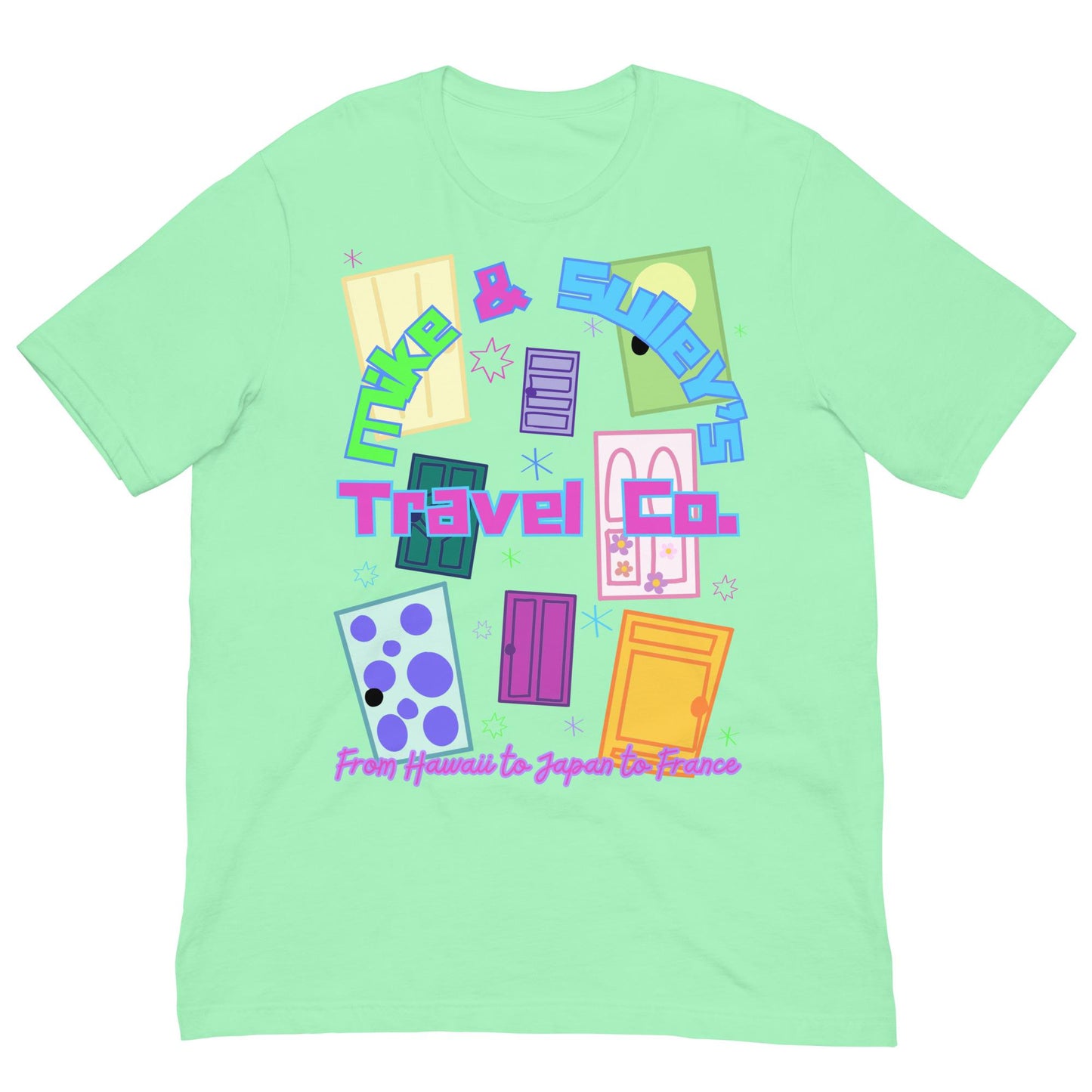 Monsters Inc Disney Inspired Mike and Sulley's Travel Co. Bella Canvas Shirt, Monsters Inc Mike and Sulley Disney Women's Shirt