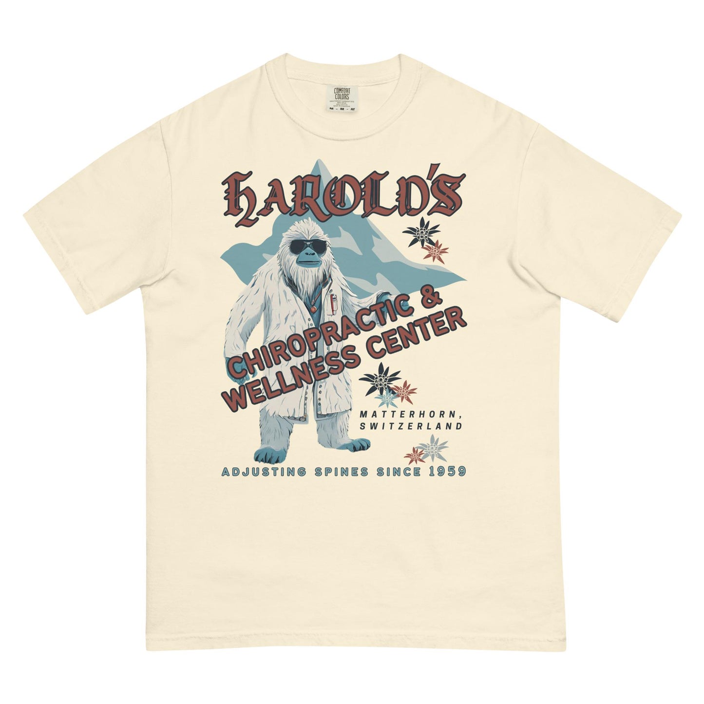 Matterhorn Yeti Comfort Colors Shirt: Disneyland Inspired Tee