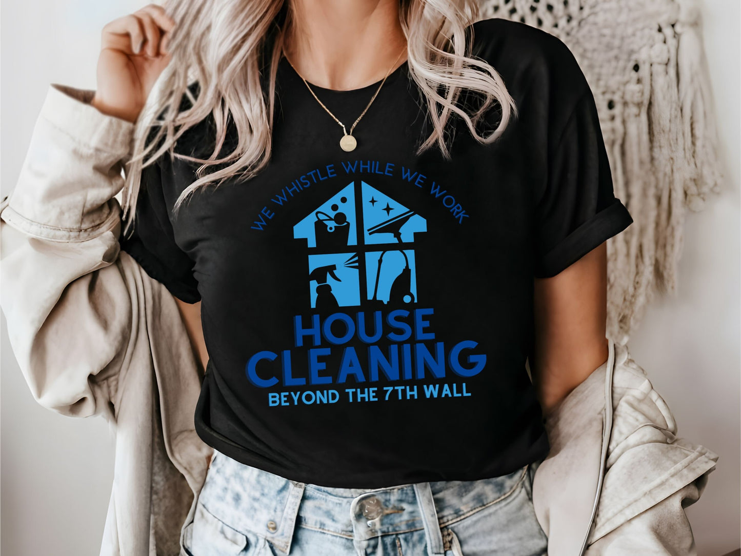 We Whistle While We Work Shirt, Subtle Disney Family Tee