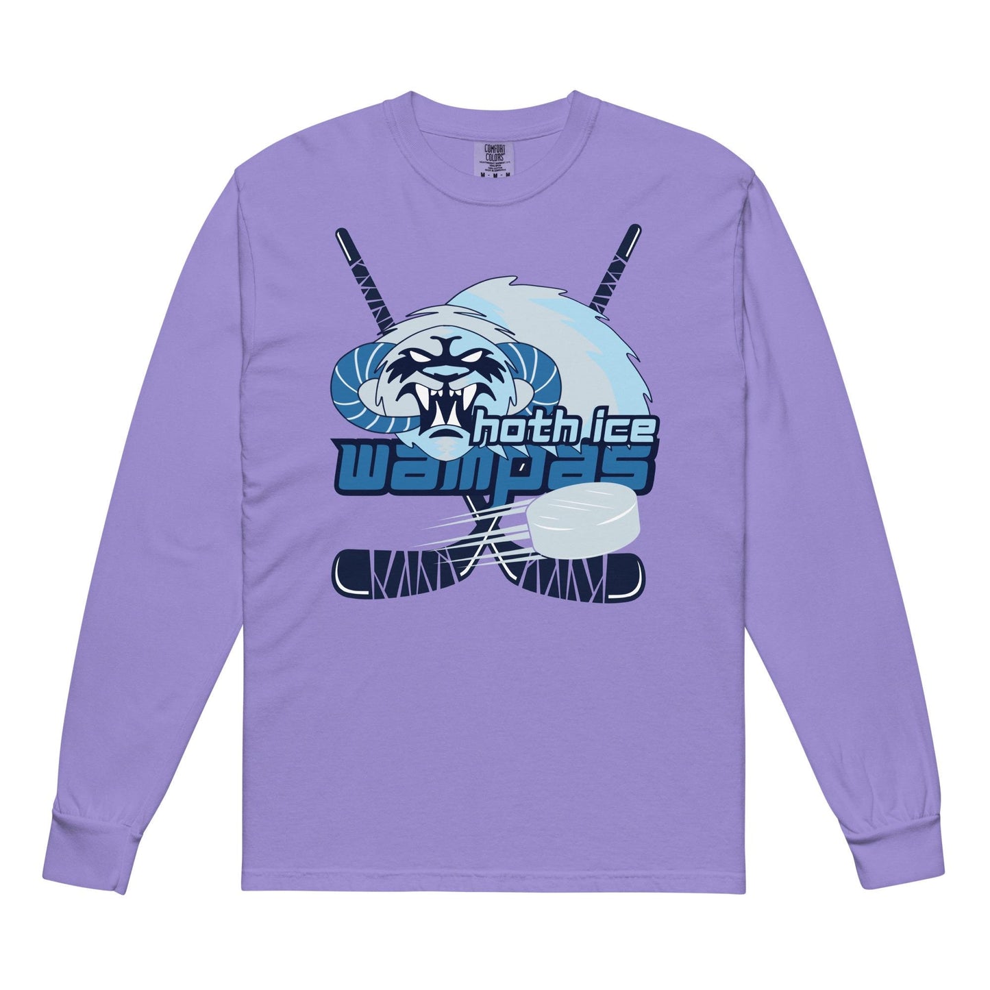 Hoth Ice Wampas Hockey Star Wars Long Sleeve Comfort Colors Shirt