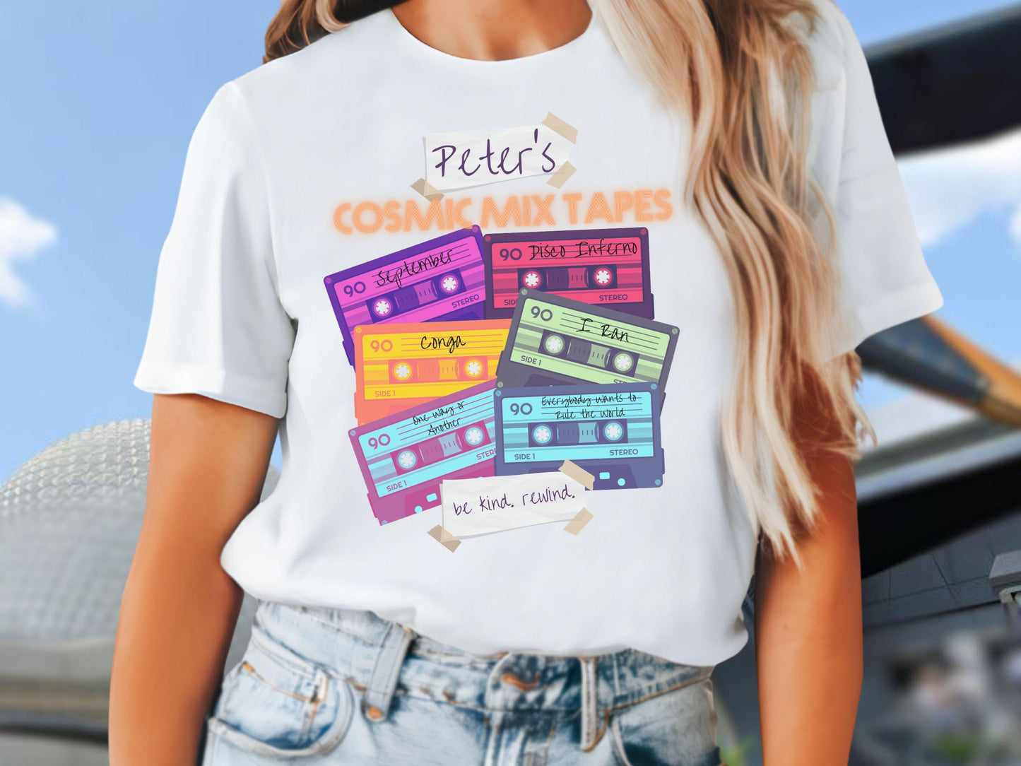Guardians of the Galaxy Mix Tape Bella Canvas Shirt, EPCOT Cosmic Rewind