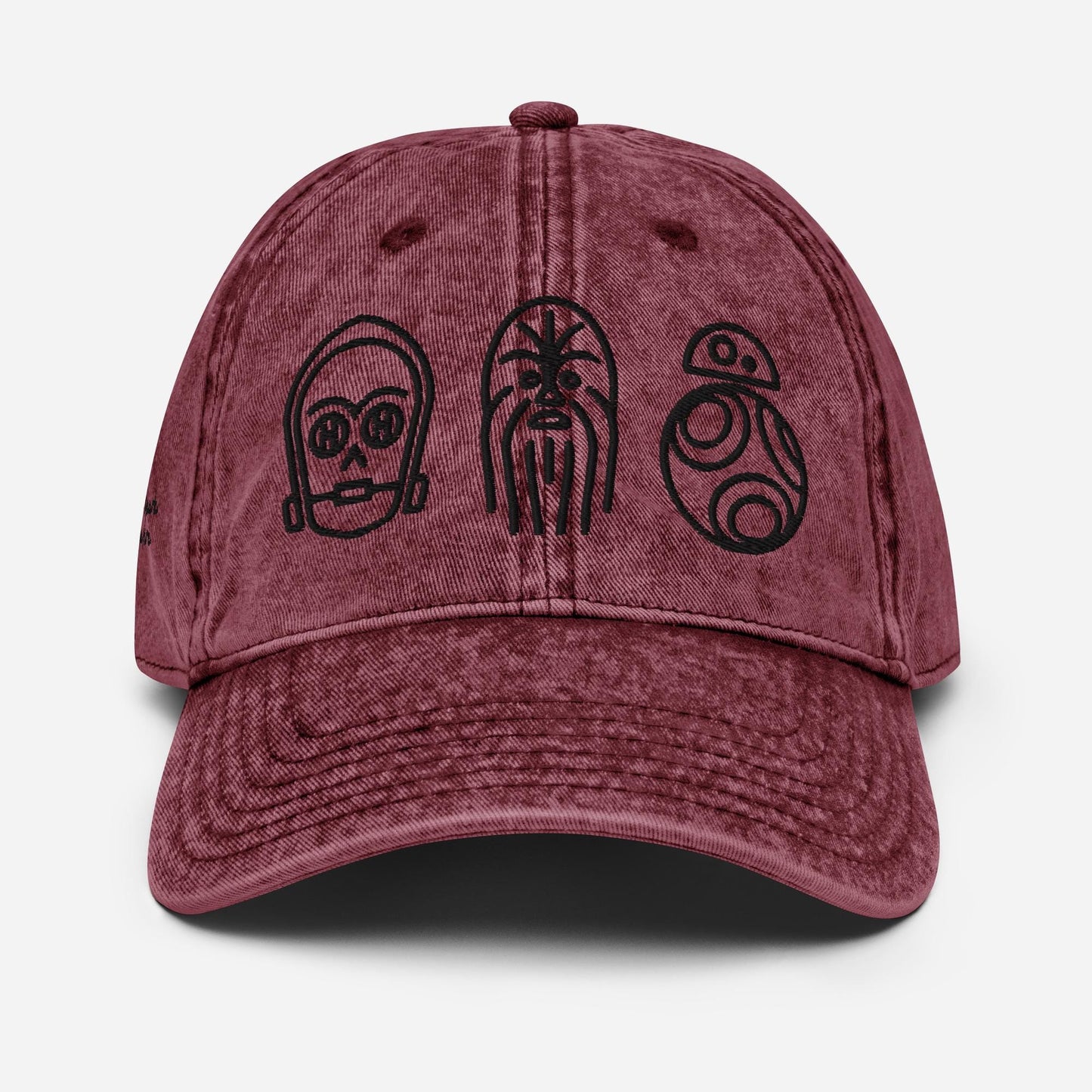 Star Wars Icon Hat: C3PO, Chewbacca & BB8 - Vintage Style