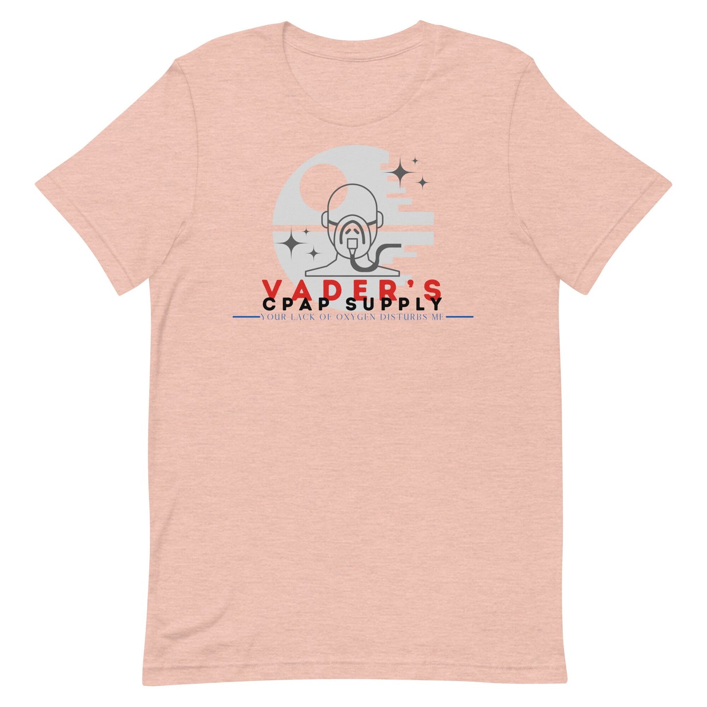 Vader's CPAP Supply Bella Canvas T-Shirt, Subtle Star Wars Disney Dad Shirt