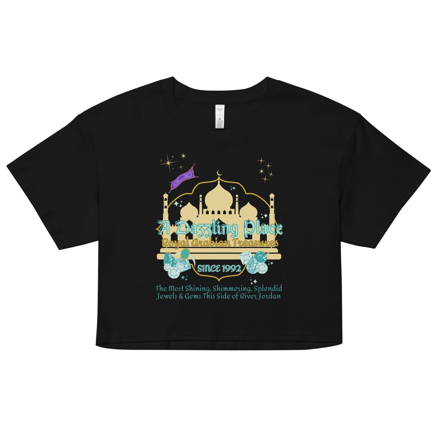 Princess Jasmine Inspired Crop Top: Aladdin, Magic Kingdom Shirt