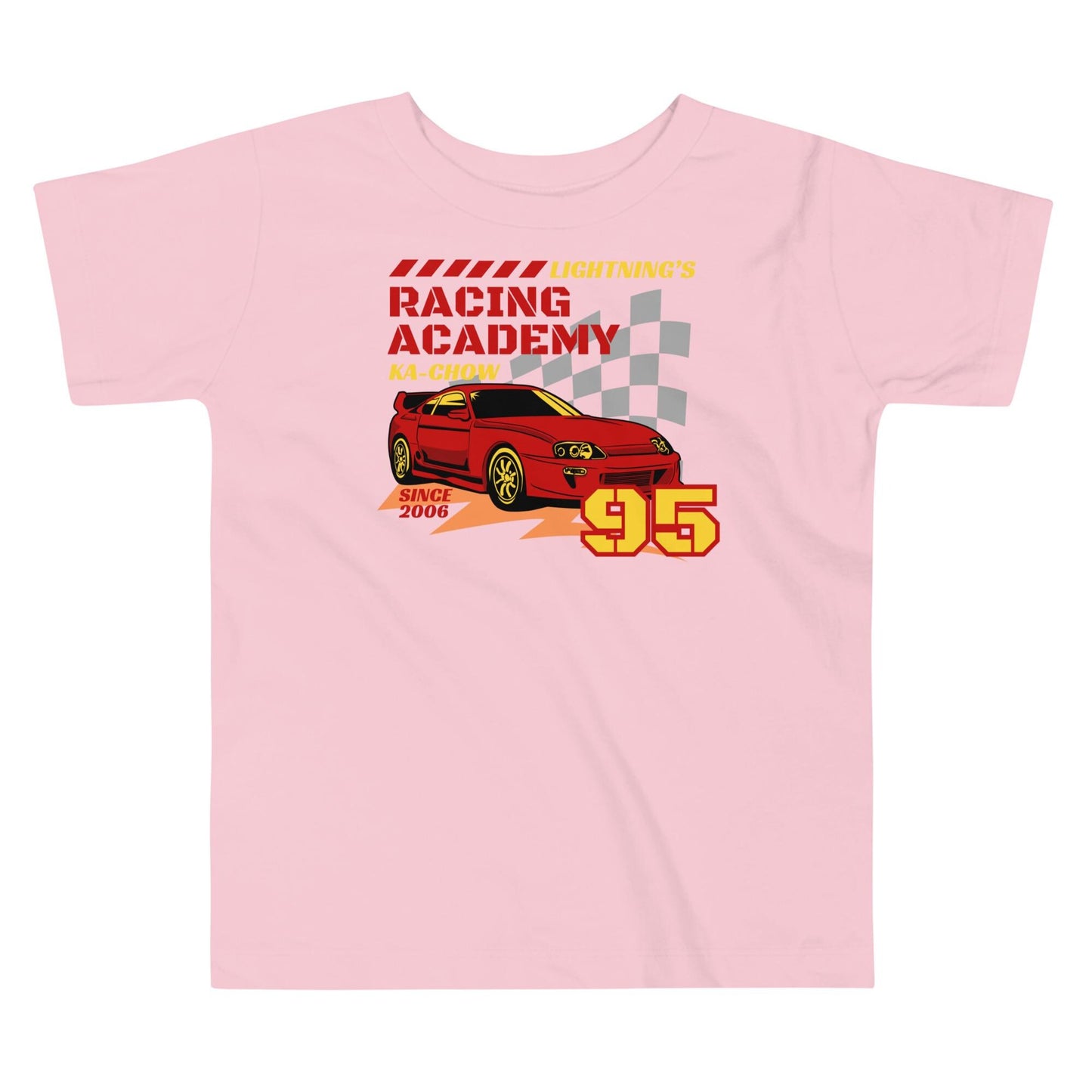 Lightning McQueen Inspired Toddler T-Shirt, Disney Family Cars Land Shirt