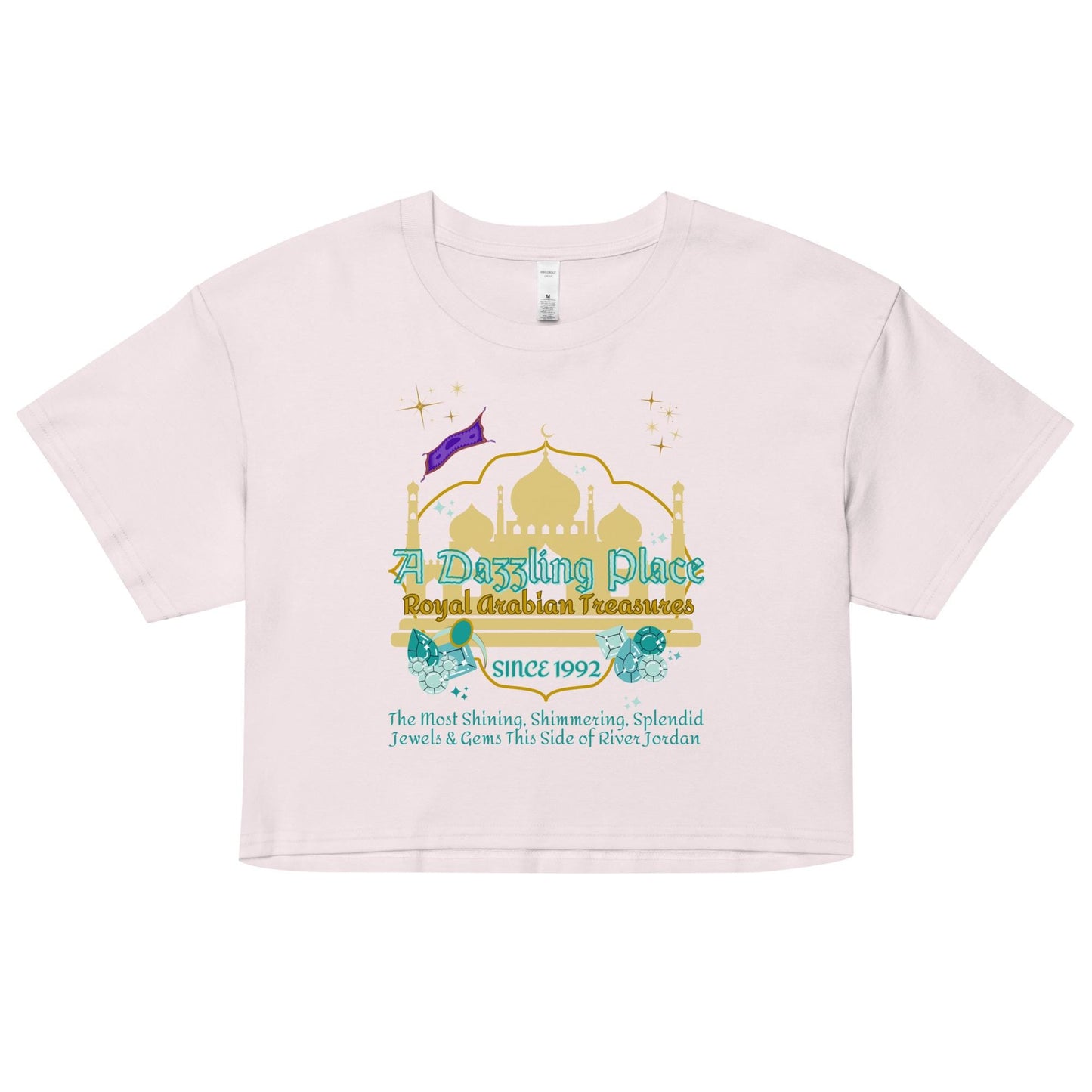 Princess Jasmine Inspired Crop Top: Aladdin, Magic Kingdom Shirt