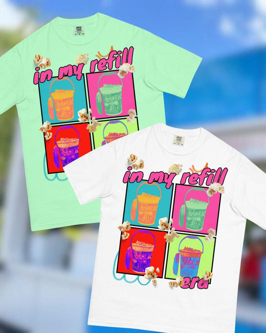Disney Popcorn Bucket Shirt, Disney Adult Disney Snack Comfort Colors Shirt