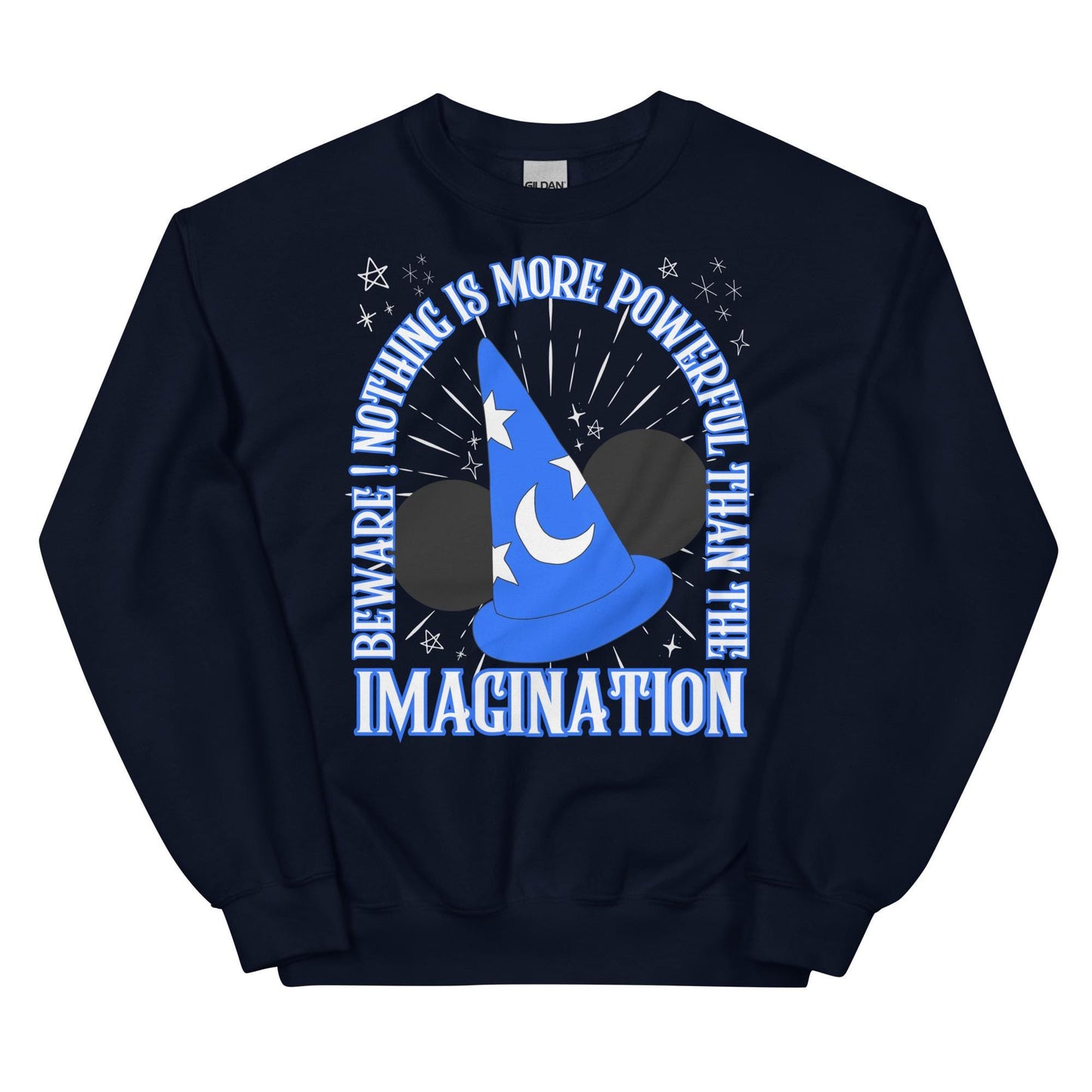 Imagination, Fantasmic Crewneck, Sorcerer Mickey, Hollywood Studios Sweatshirt, Matching Family Shirts