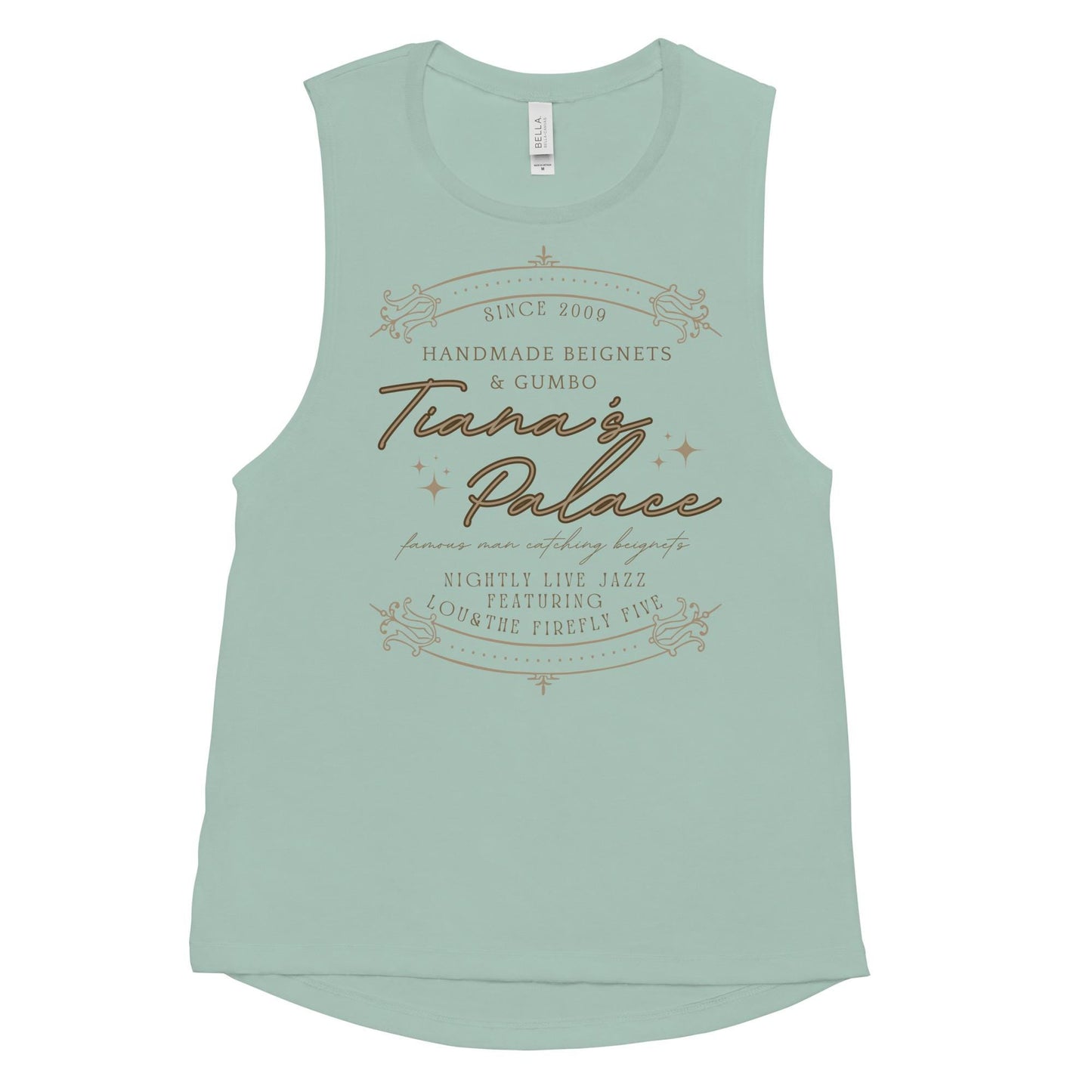 Tiana's Palace Bella Canvas Tank Top, Princess and the Frog Disney Shirt
